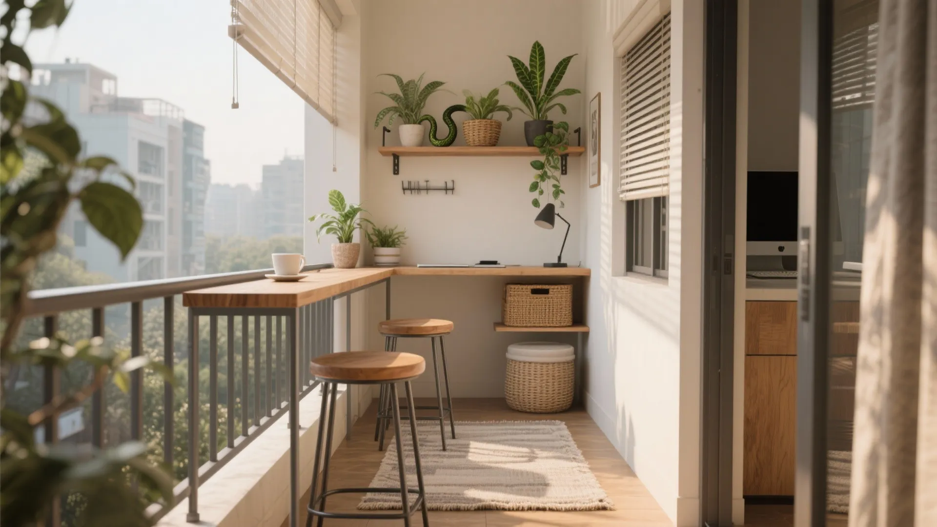 Balcony Nooks, Work Corners, and Biophilic Touches