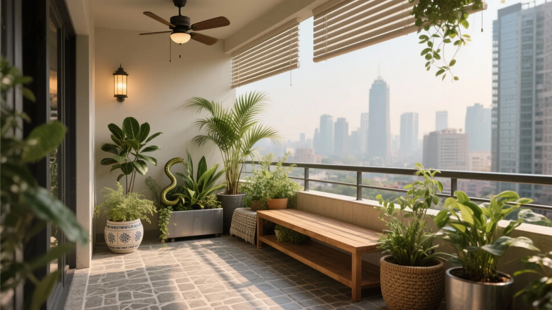4) Balcony as biophilic oasis: weatherproof green nook for Mumbai’s monsoon