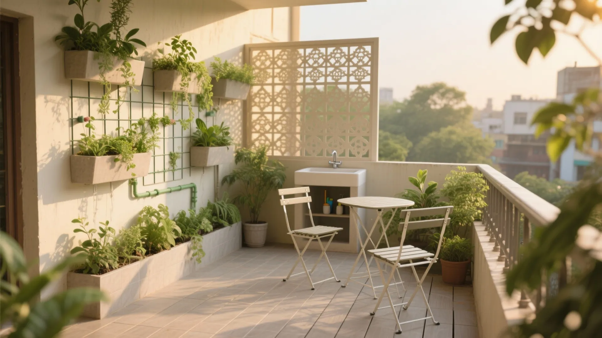 Balcony, utility, and the joy of a mini-green oasis