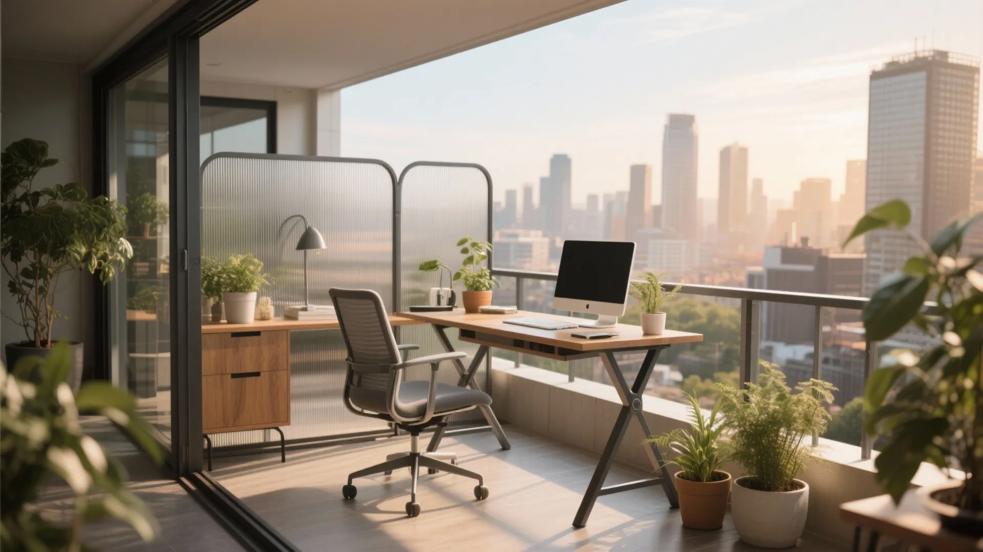 4. Balcony Corner Office