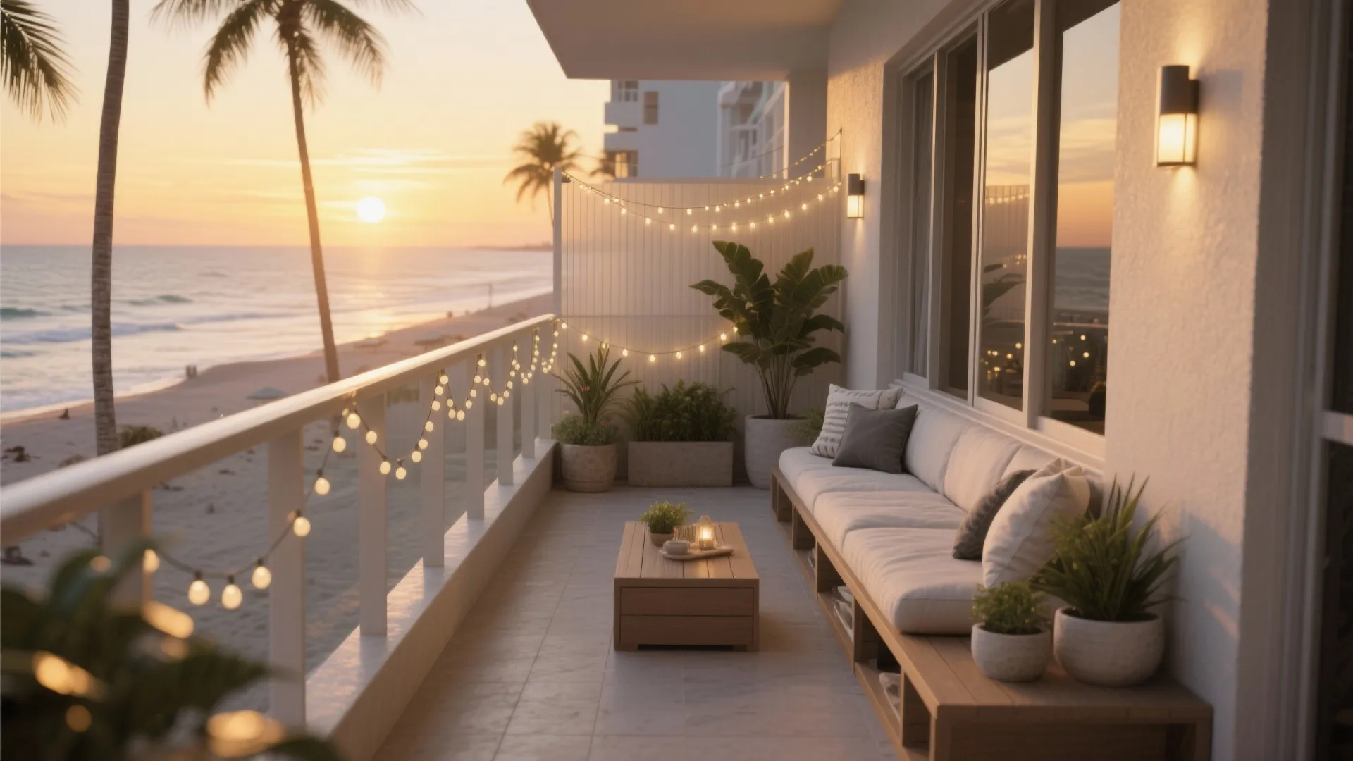1. Embrace the balcony as an outdoor living room