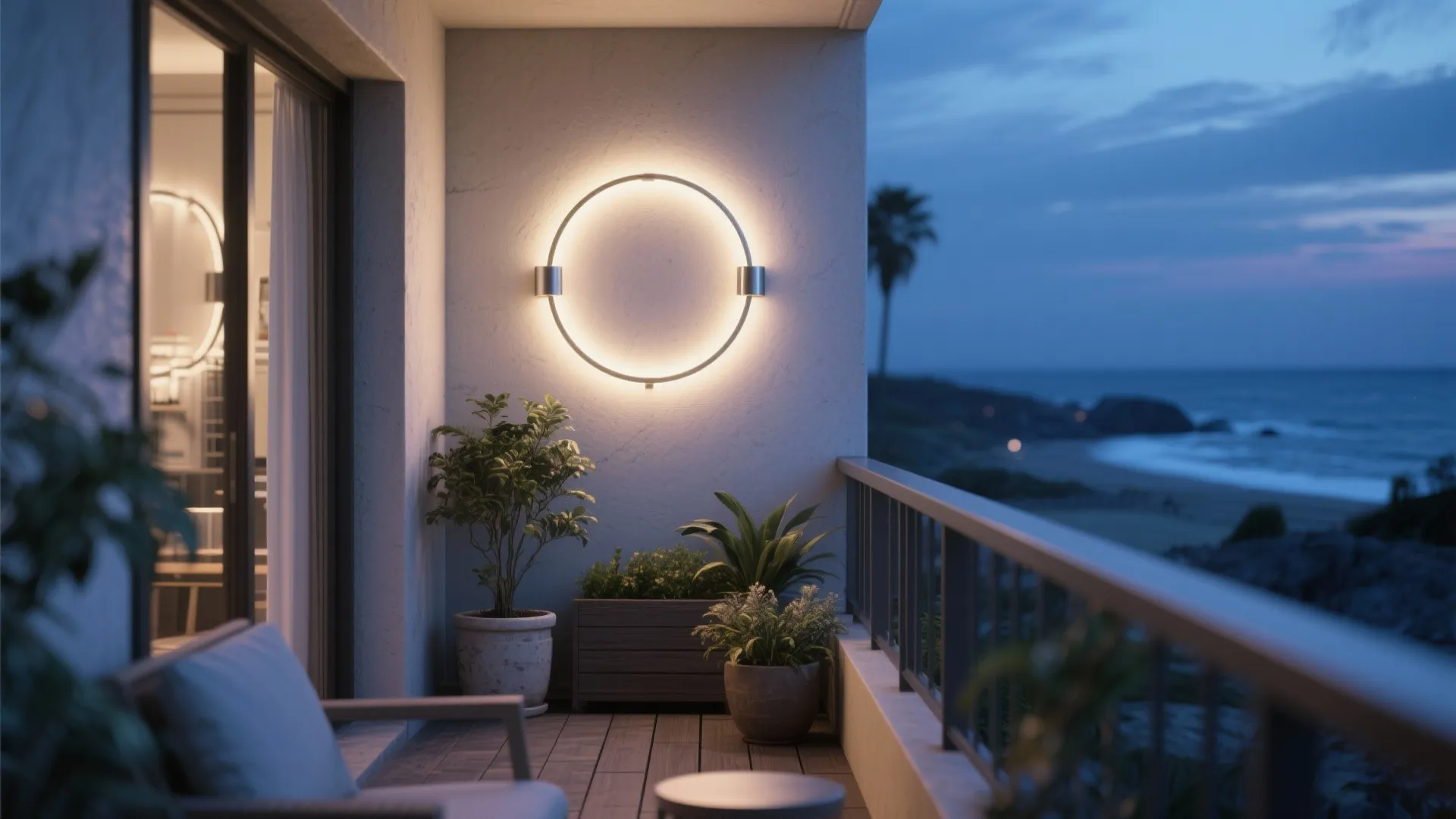 4. Outdoor Ready Rings for Small Balconies