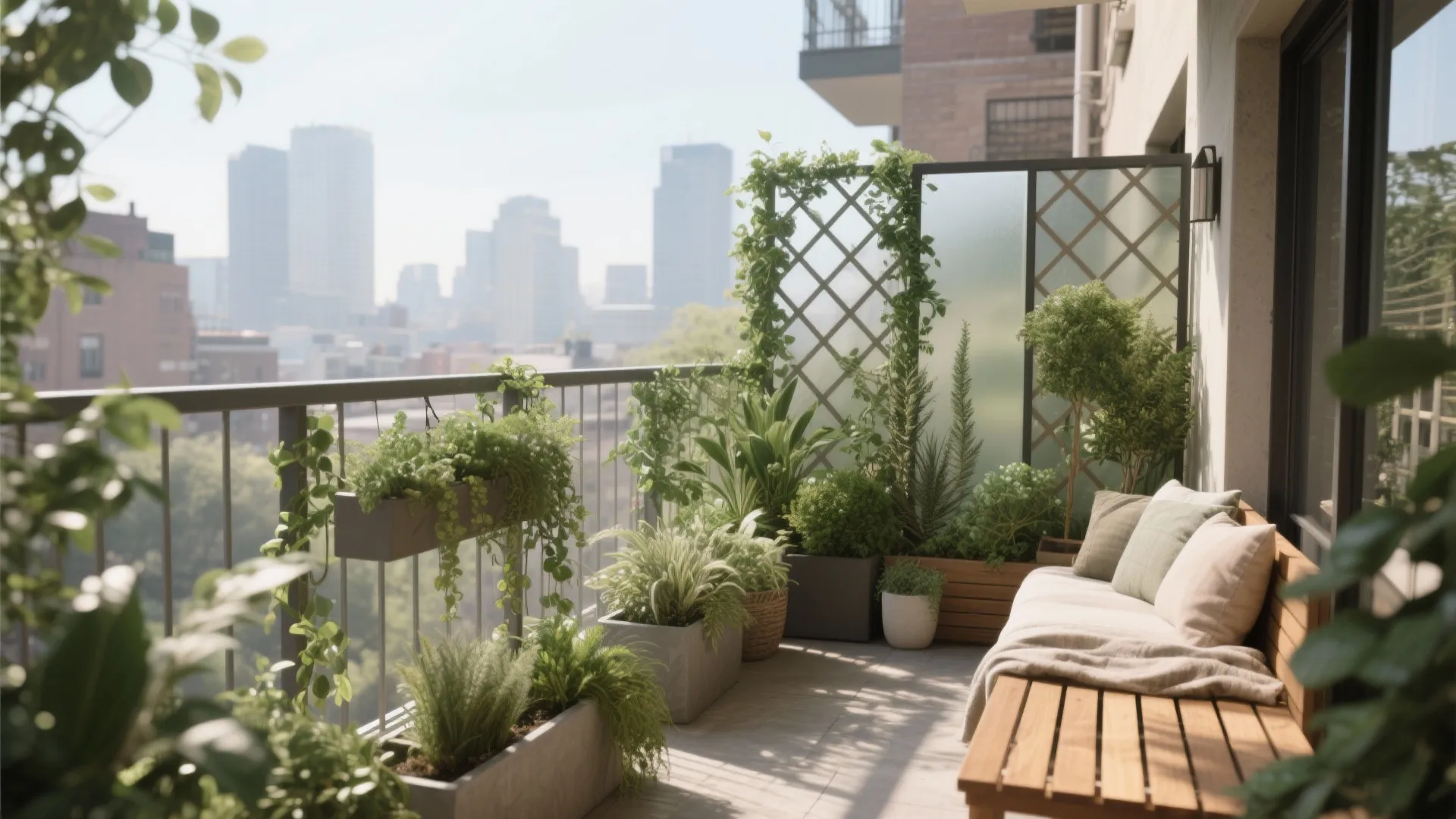5 Balcony Garden Privacy Ideas That Actually Work: Small spaces, big creativity: my 5 proven ways to add privacy to a balcony garden without losing light or style