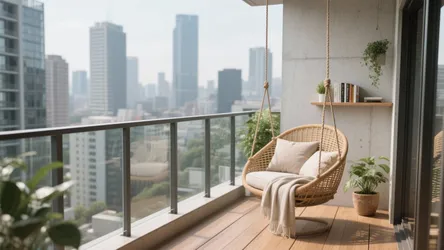 Balcony design with swing: 5 ideas that truly work