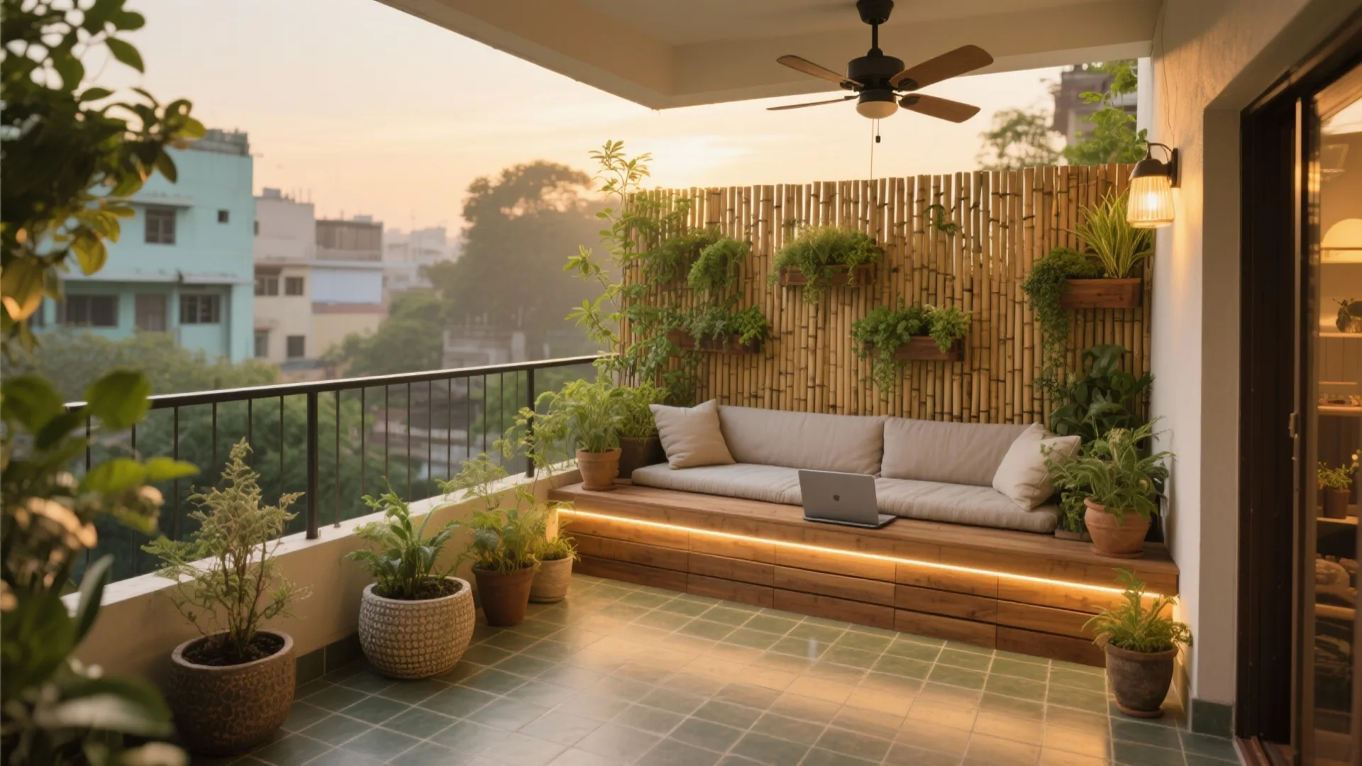 Balcony to Biophilic Retreat: Green, Shaded, and Useful