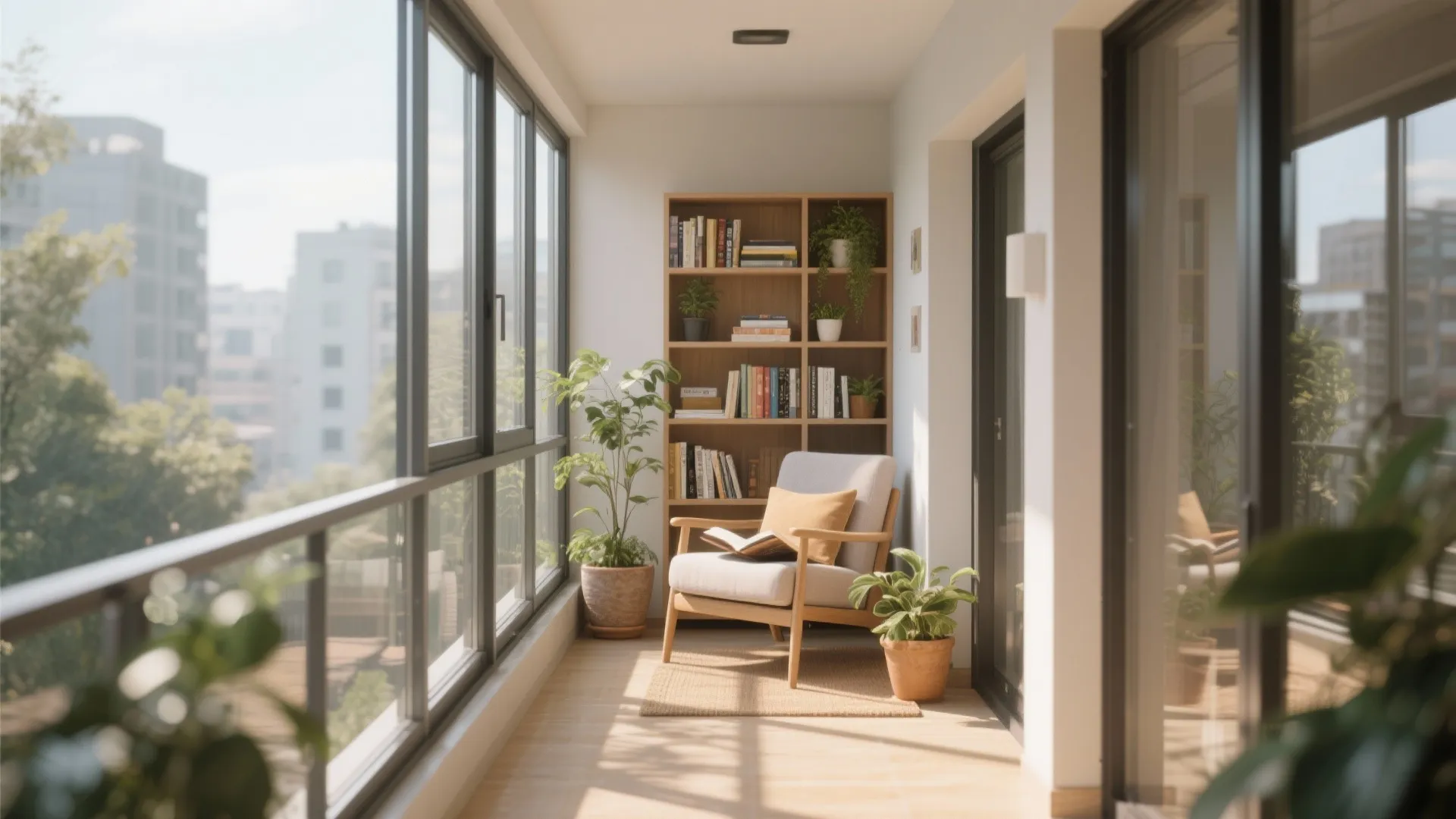 Convert Balcony into Compact Room