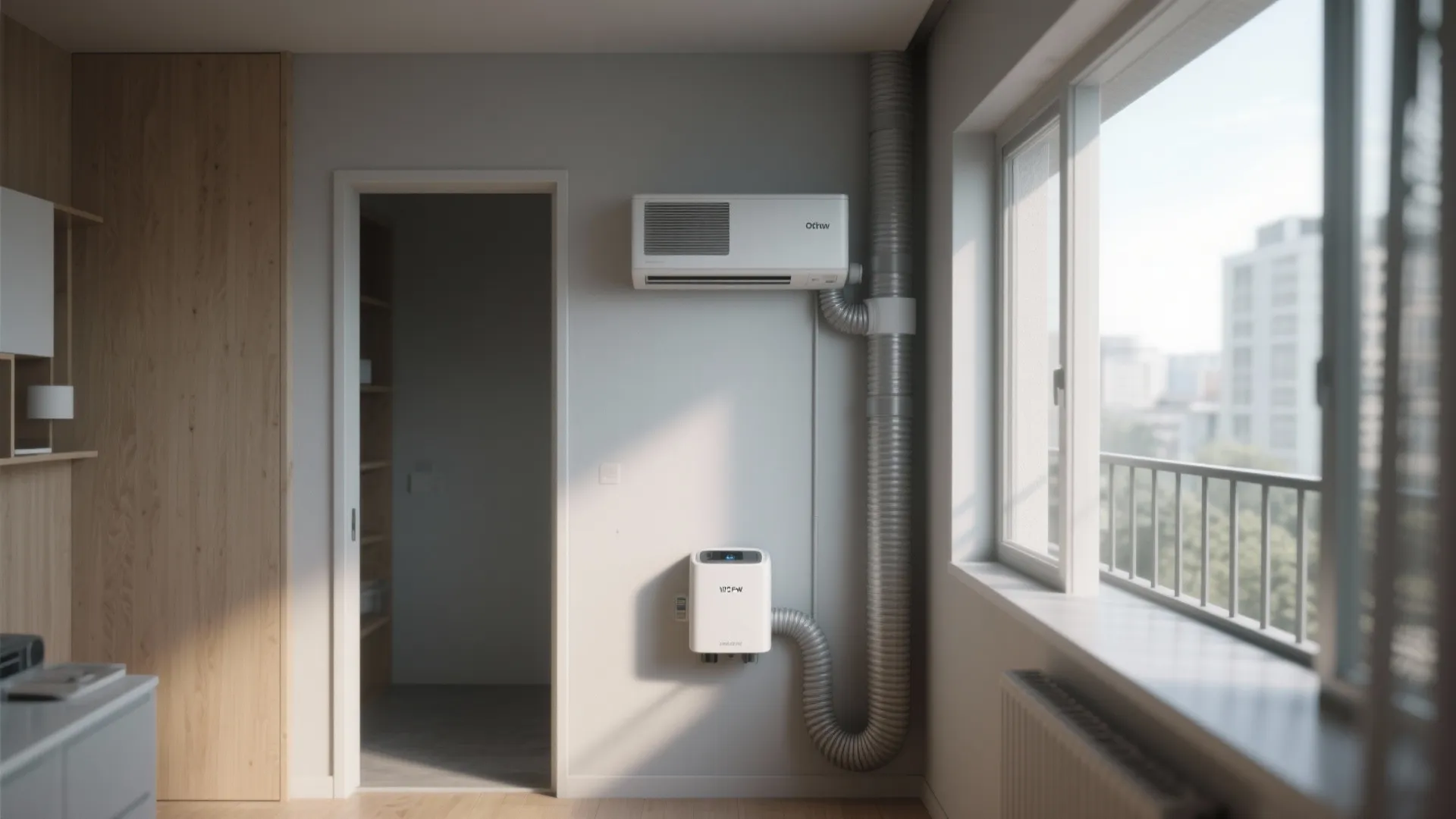 5. Balcony/through-wall routing