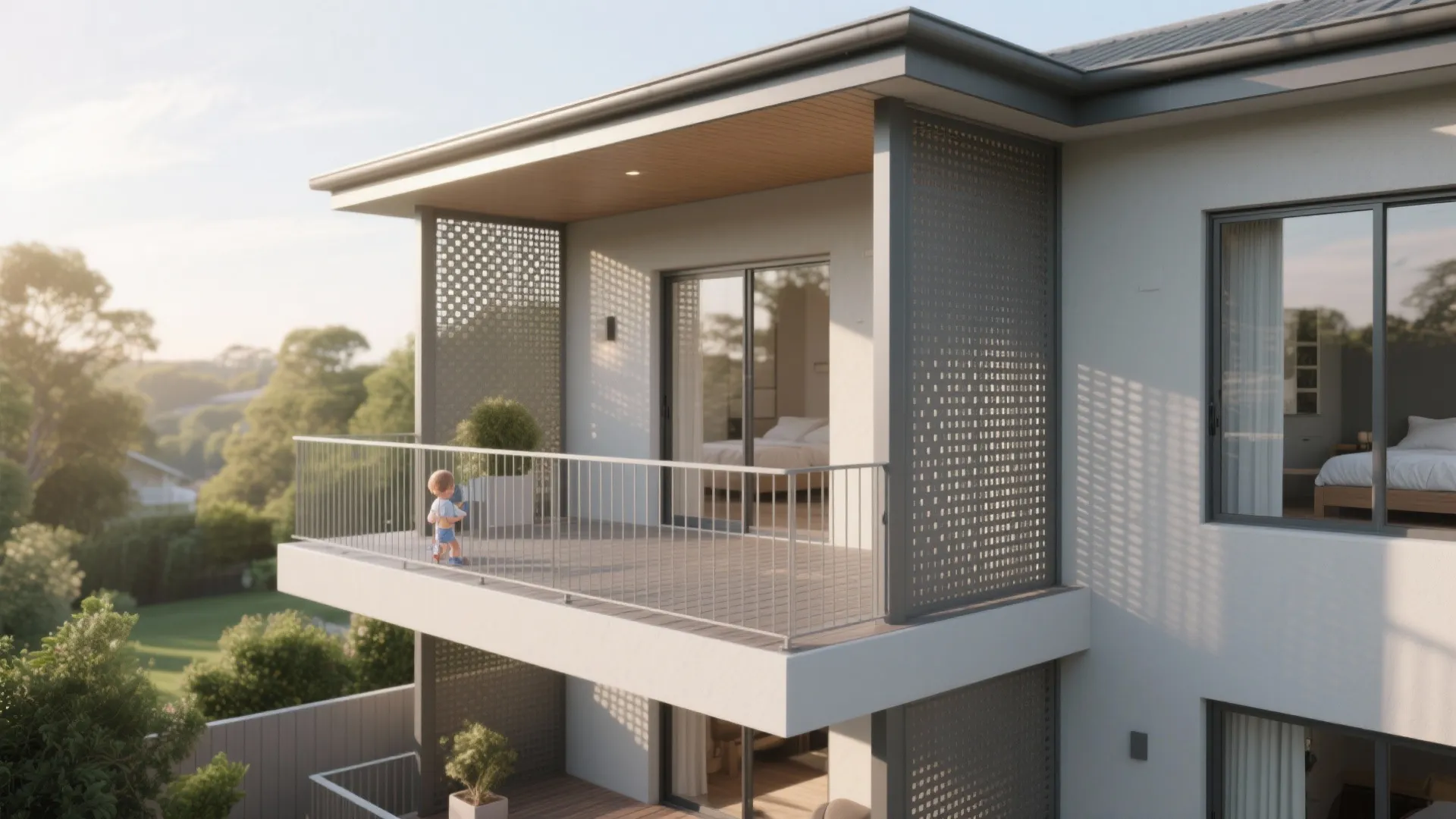 2) Balcony Safety, Sun, and Views—Designed Together