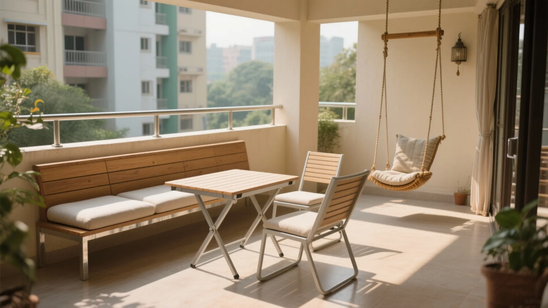 Flexible Seating: Foldables, Benches, and a Swing