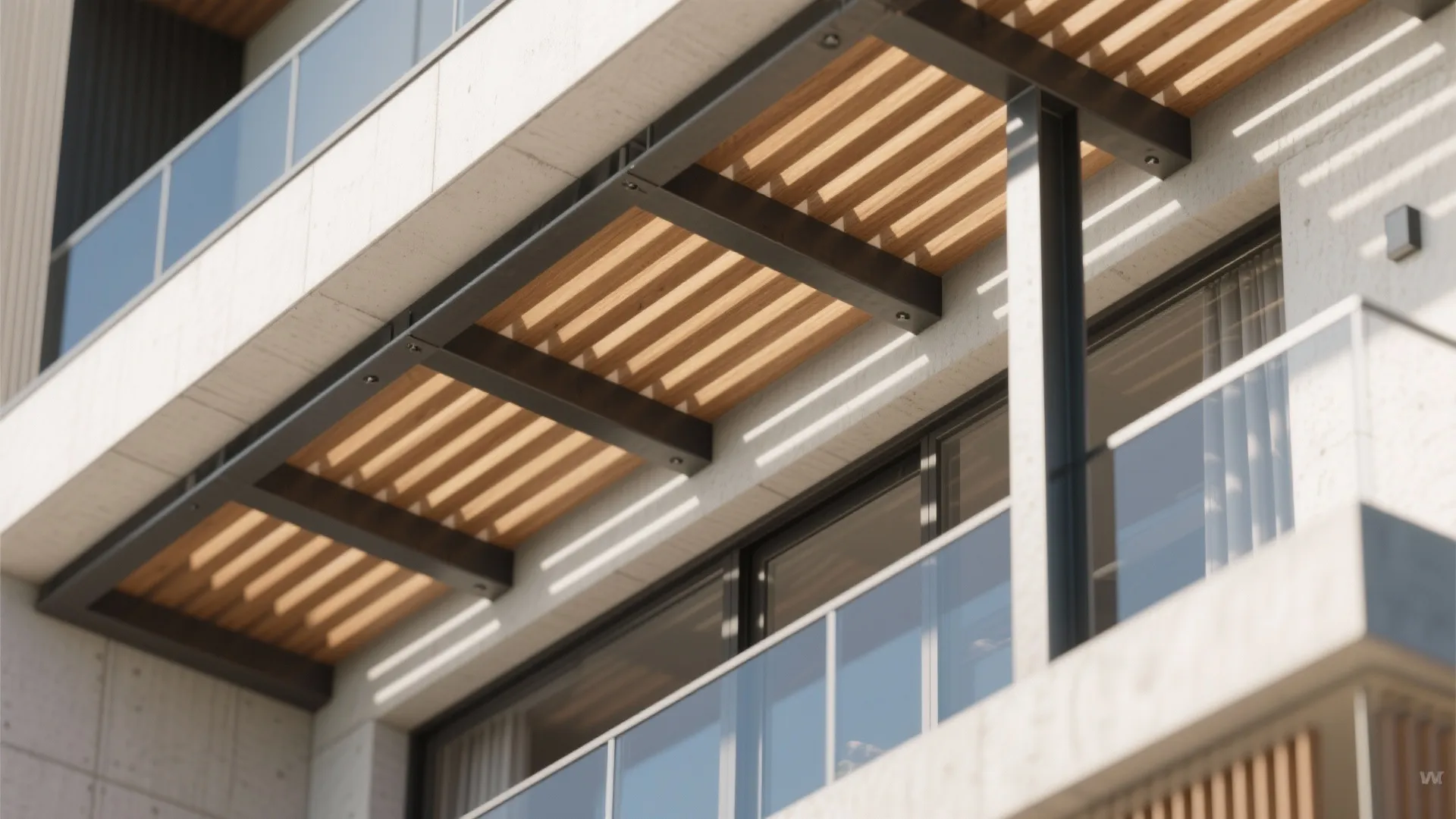 Balcony Overhangs That Work as Passive Shading