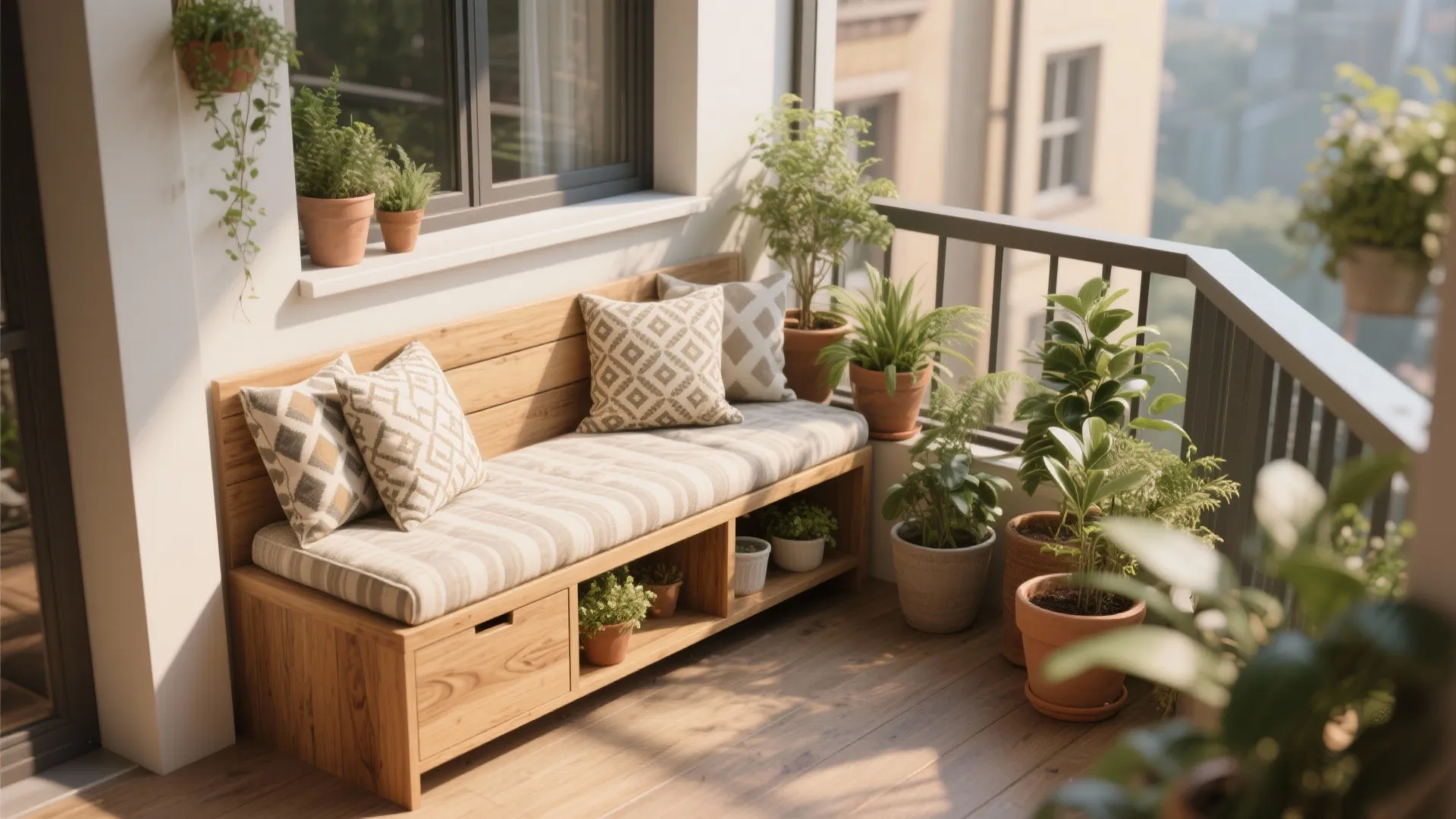 Multifunctional Storage Bench
