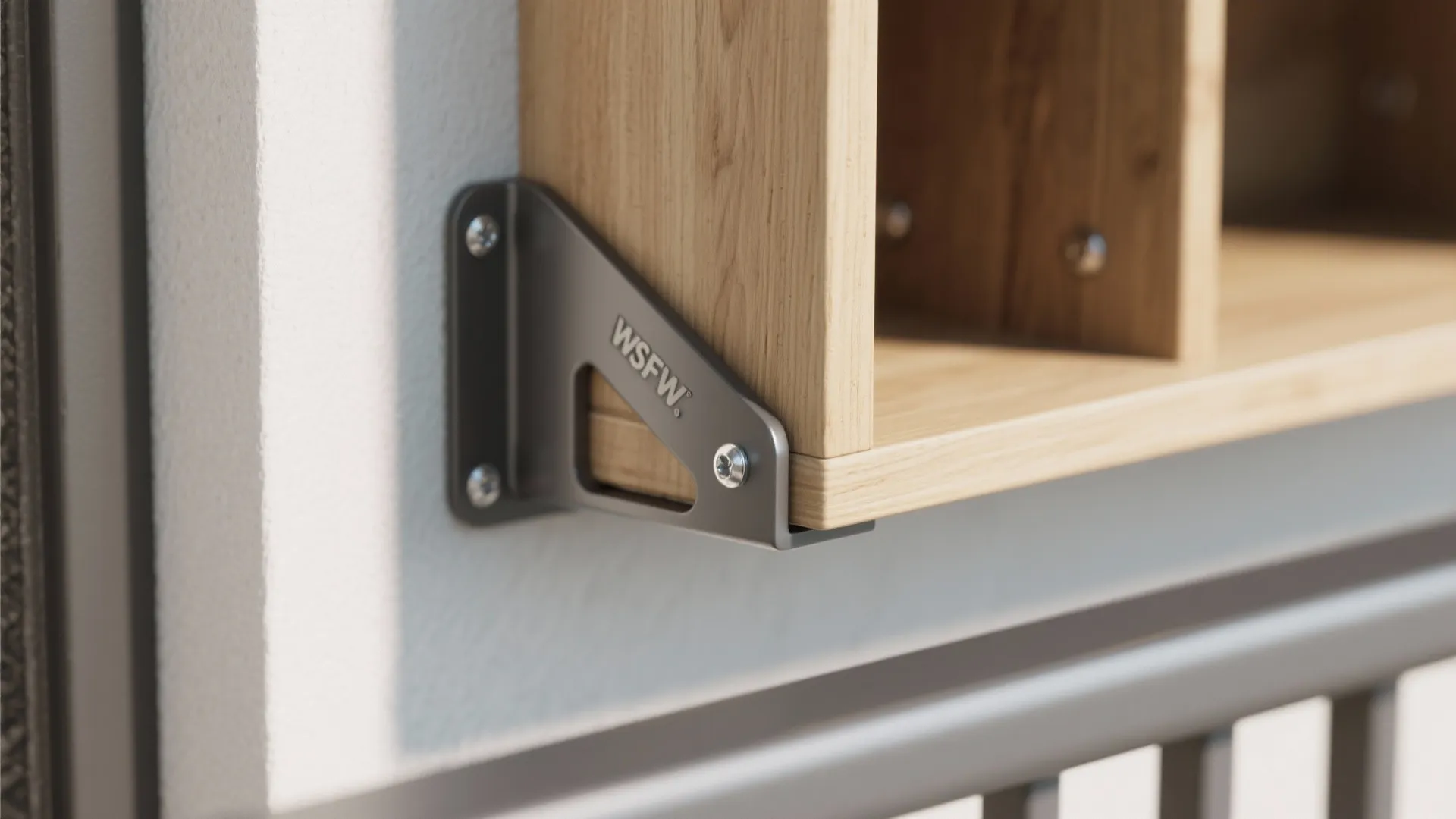 Minimalist balcony storage