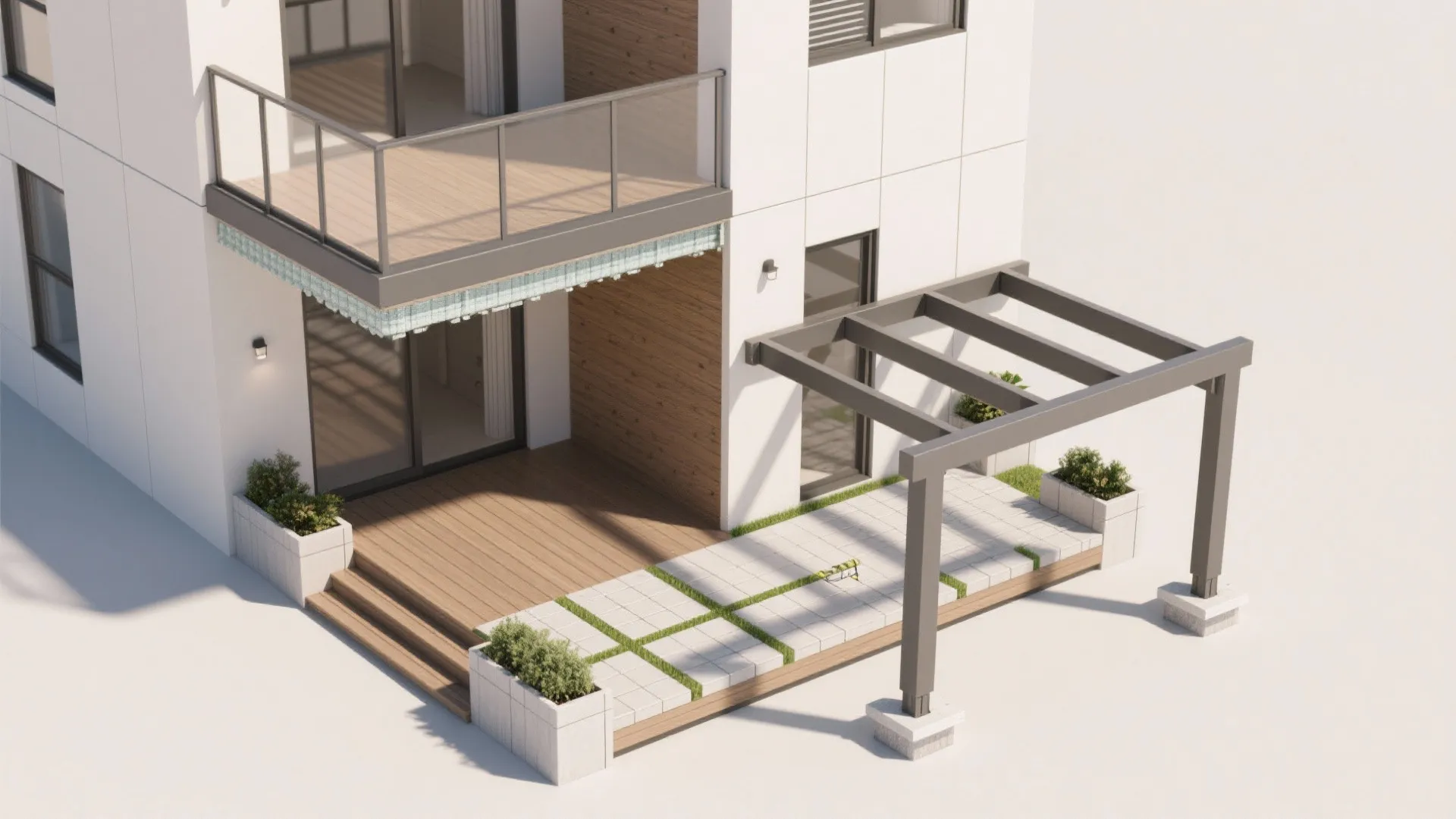 Structure-smart balconies: cantilever vs. supported