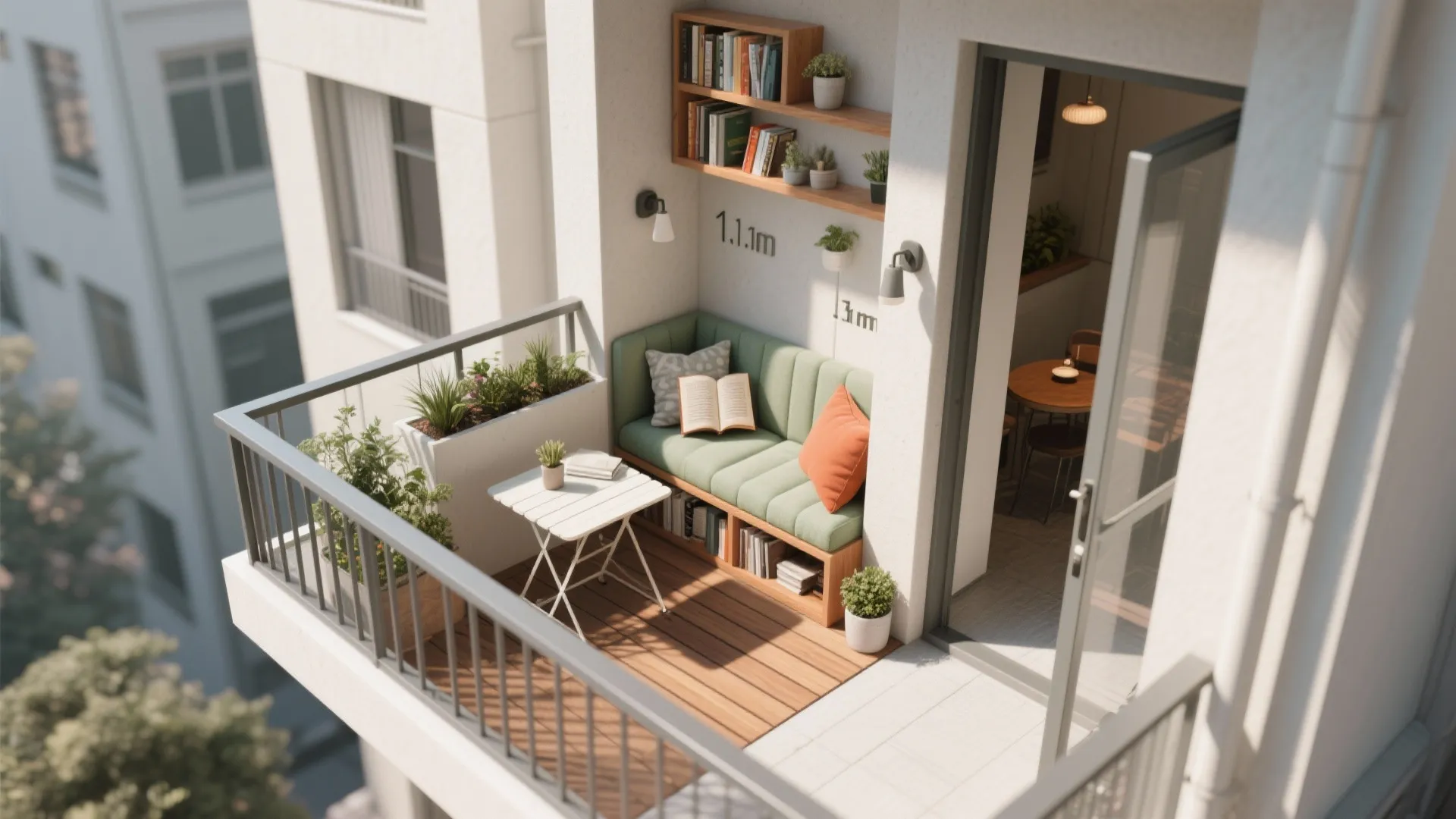 Micro-Zoning the Balcony: Reading Nook, Yoga Mat, or Mini Café