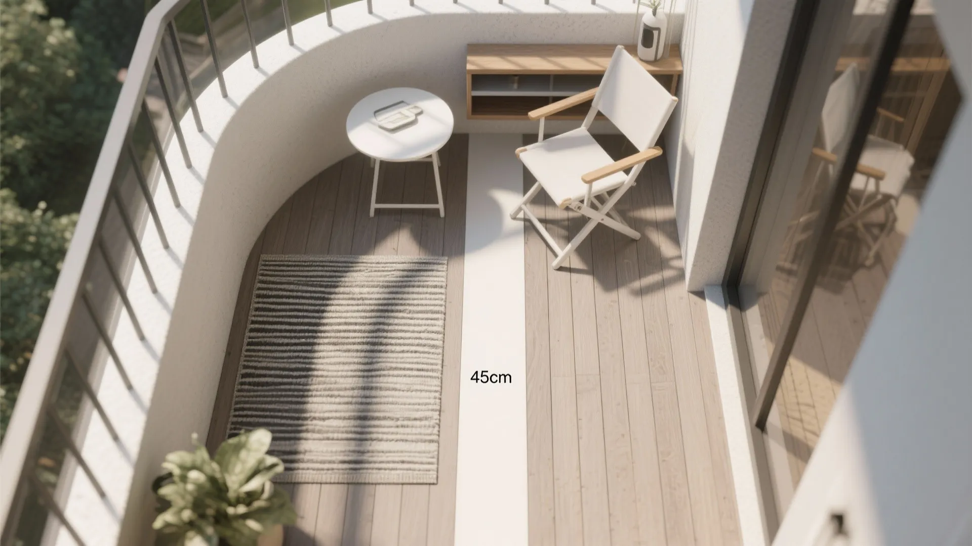 Compact café corner