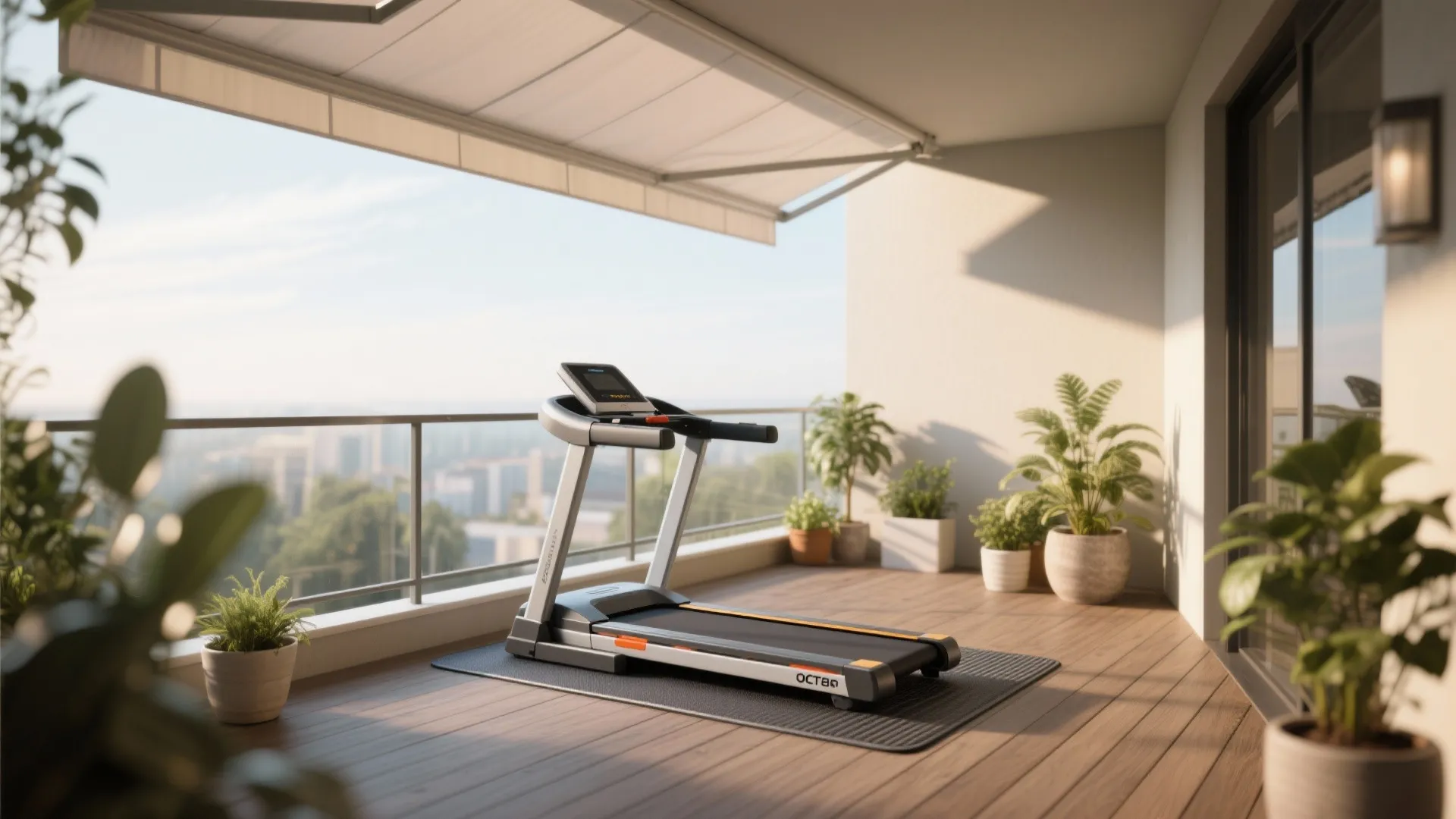 5. Use outdoor or semi-outdoor spots smartly — balcony, covered porch, or narrow yard