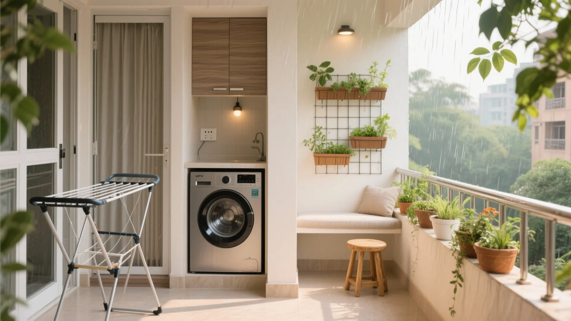 Balcony And Utility: Make Every Square Foot Count