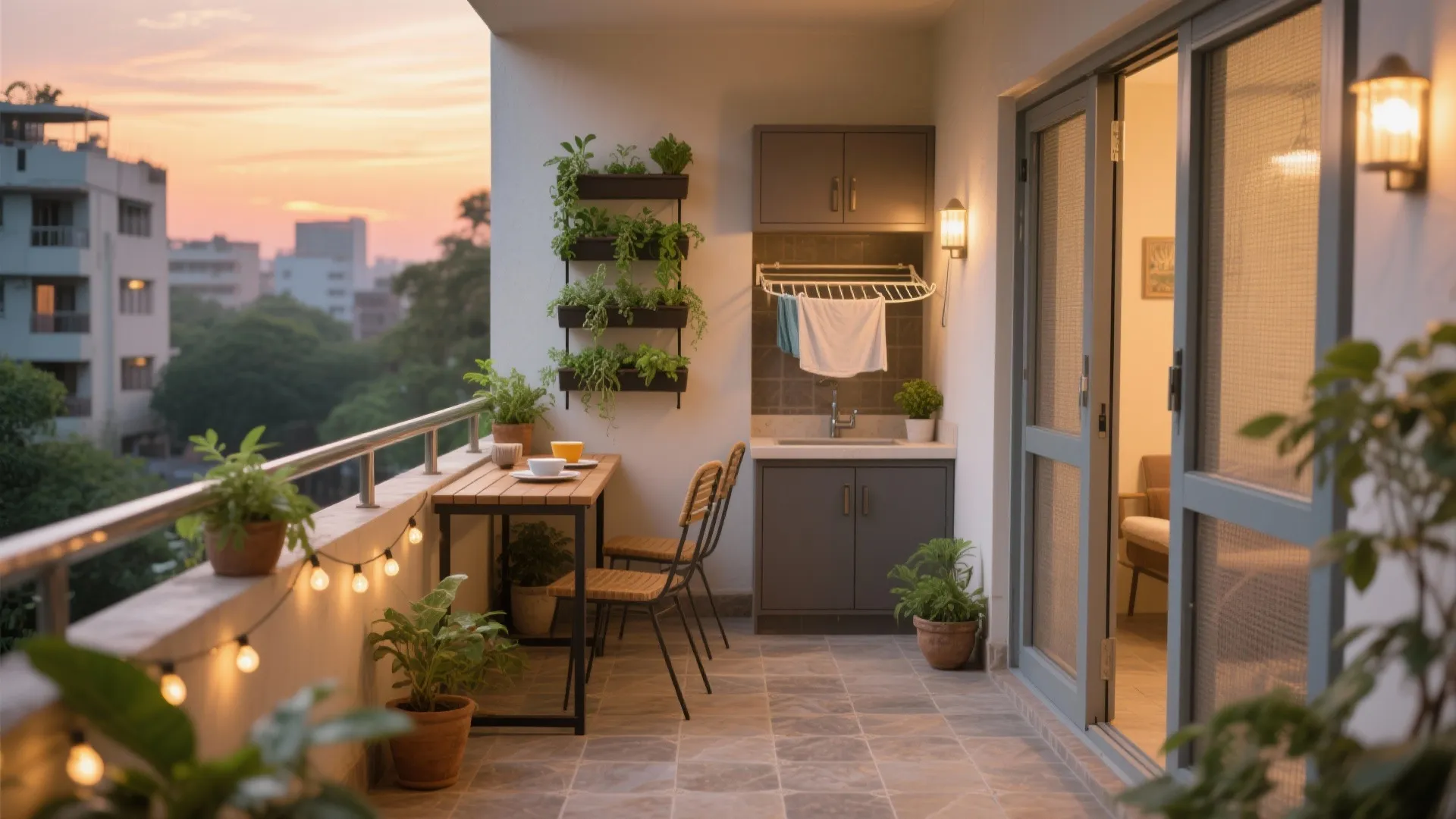 Balcony + Utility Upgrade for Bangalore’s Climate