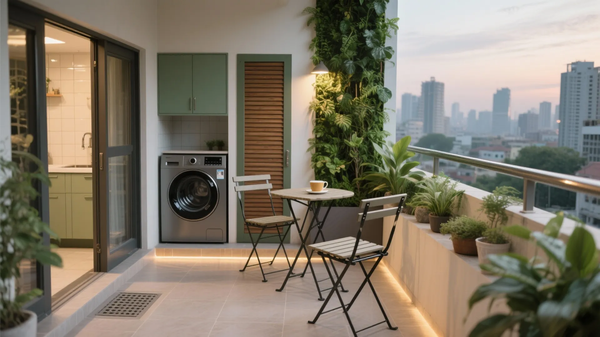 A balcony that does double duty