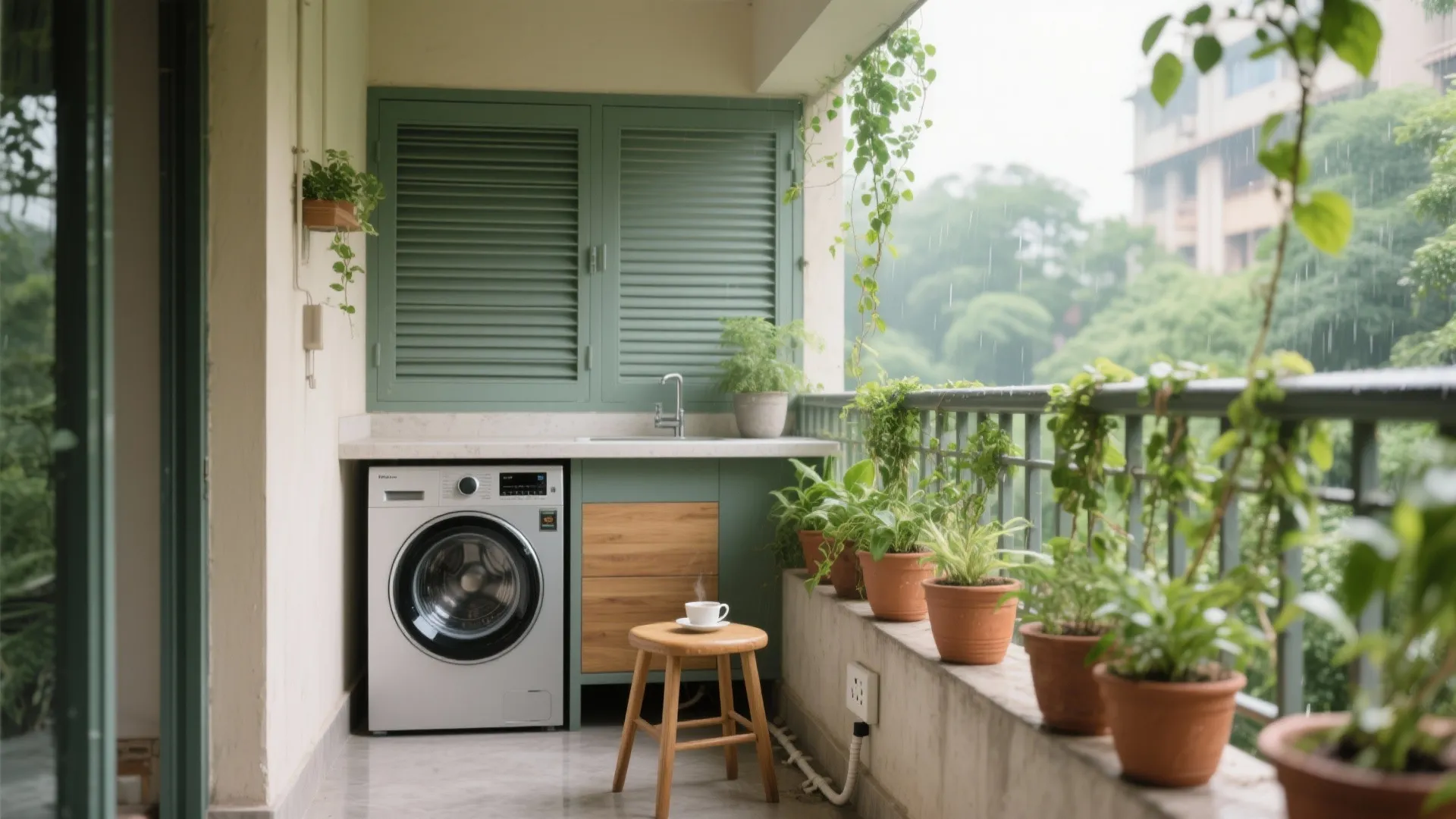 4) Balcony-Utility That’s Monsoon-Smart and Green