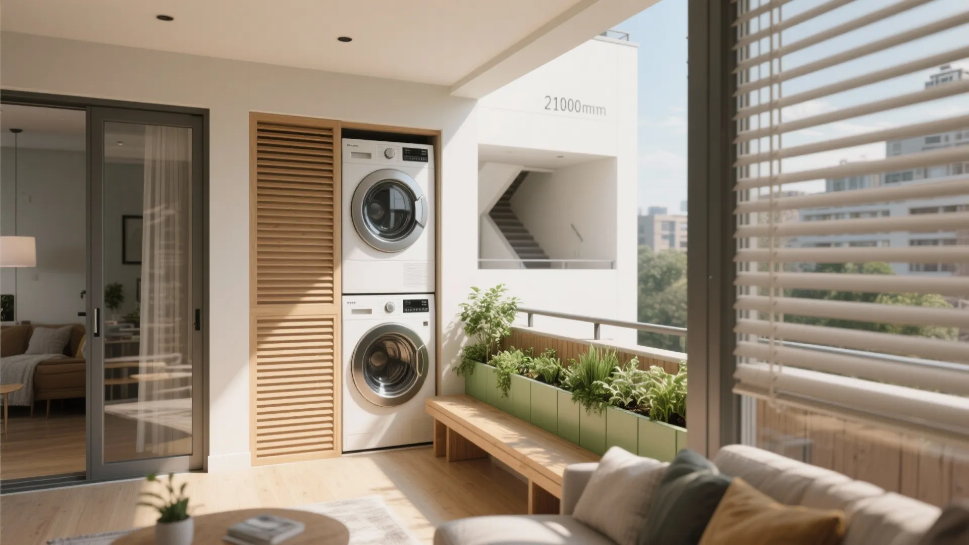 Balcony Utility + Green Pocket + Storage Lofts