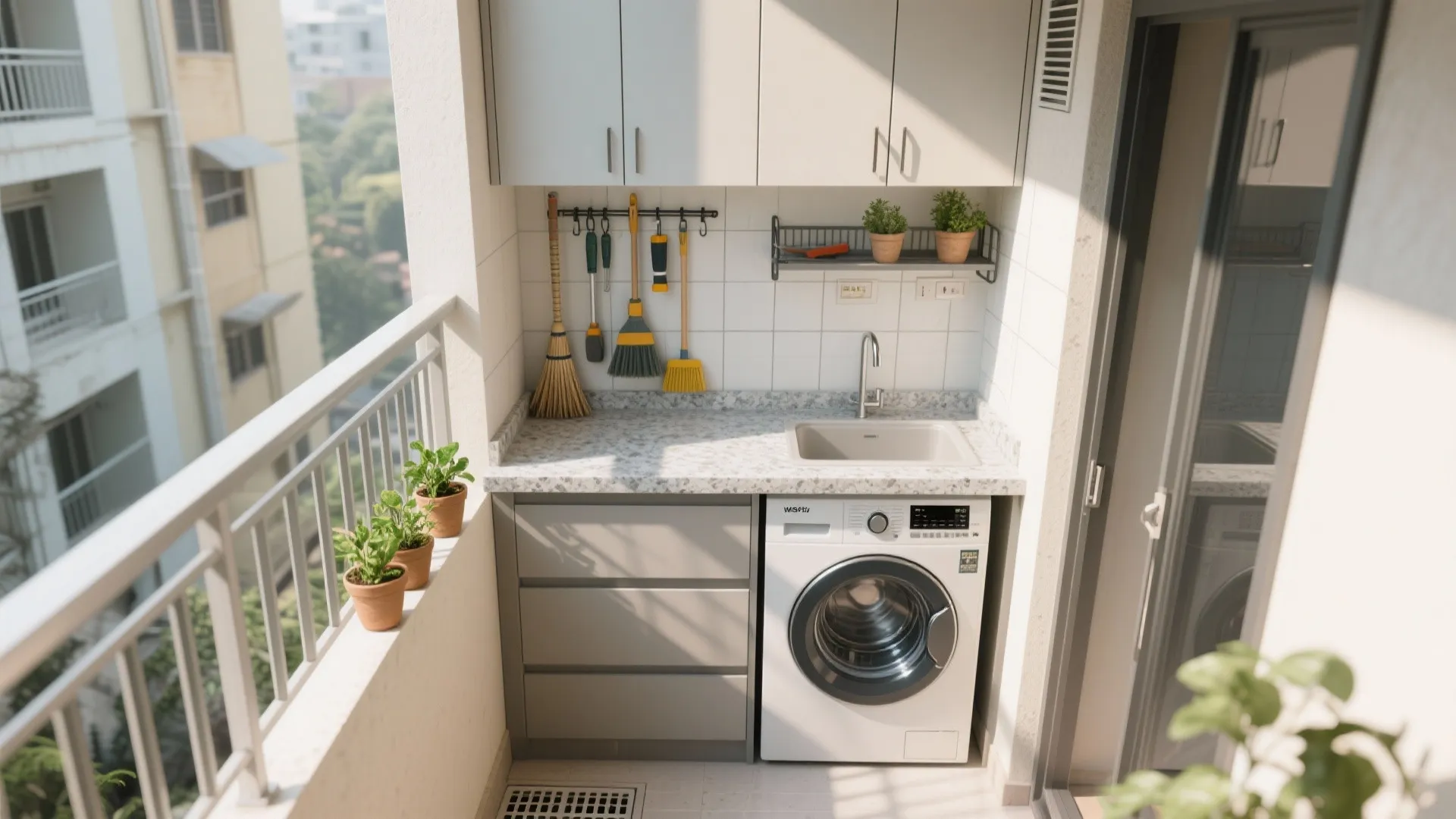 Balcony to Utility: Tiny Space, Big Payoff