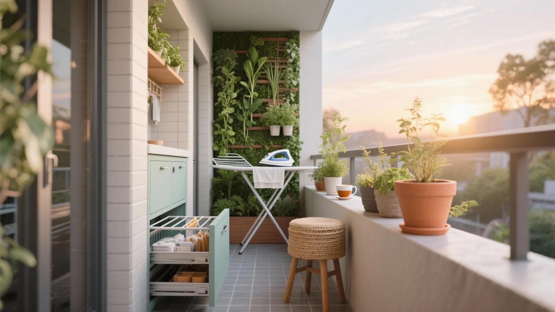 Balcony + Utility That Actually Works