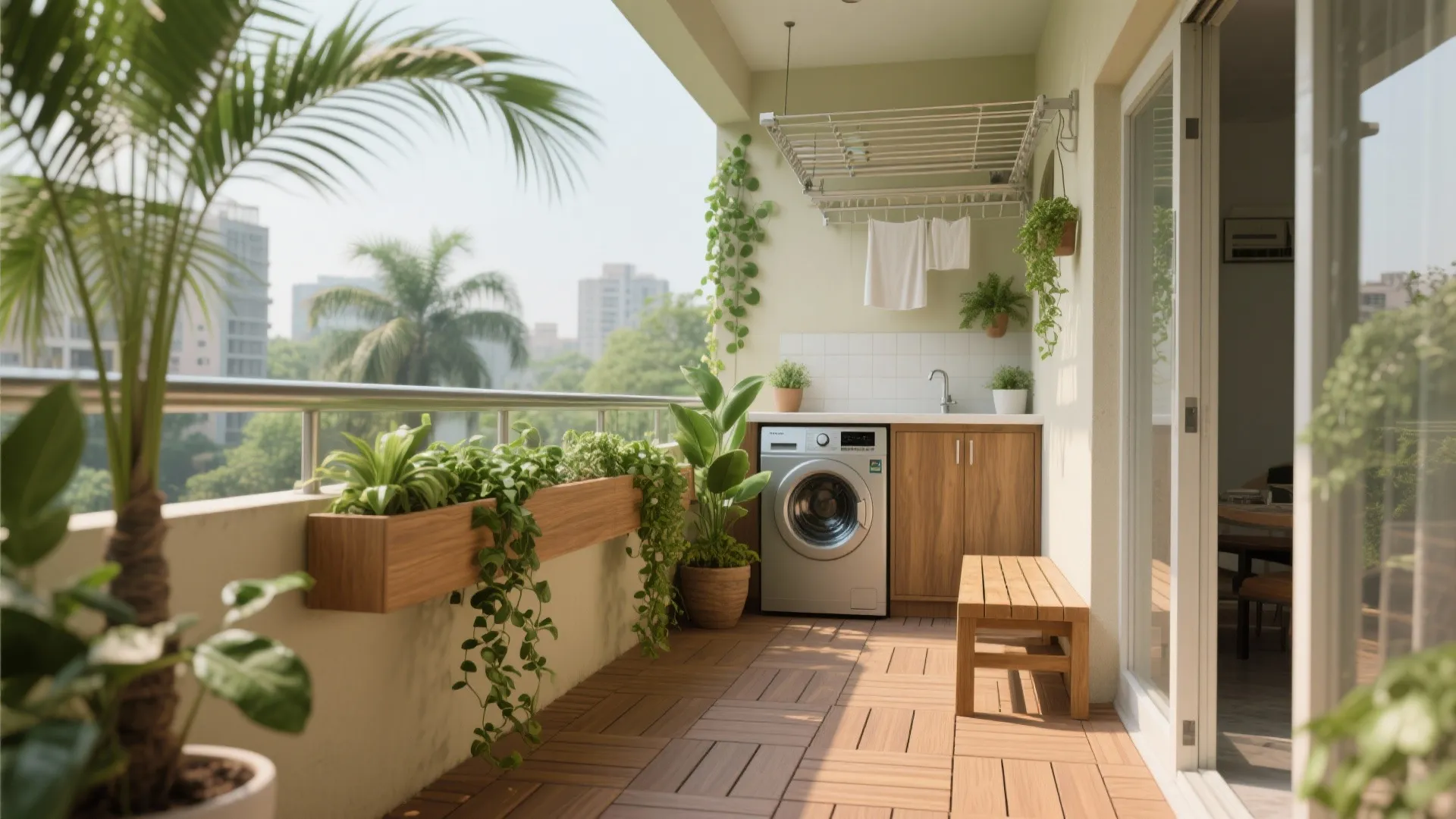 Balcony as Utility + Green Retreat