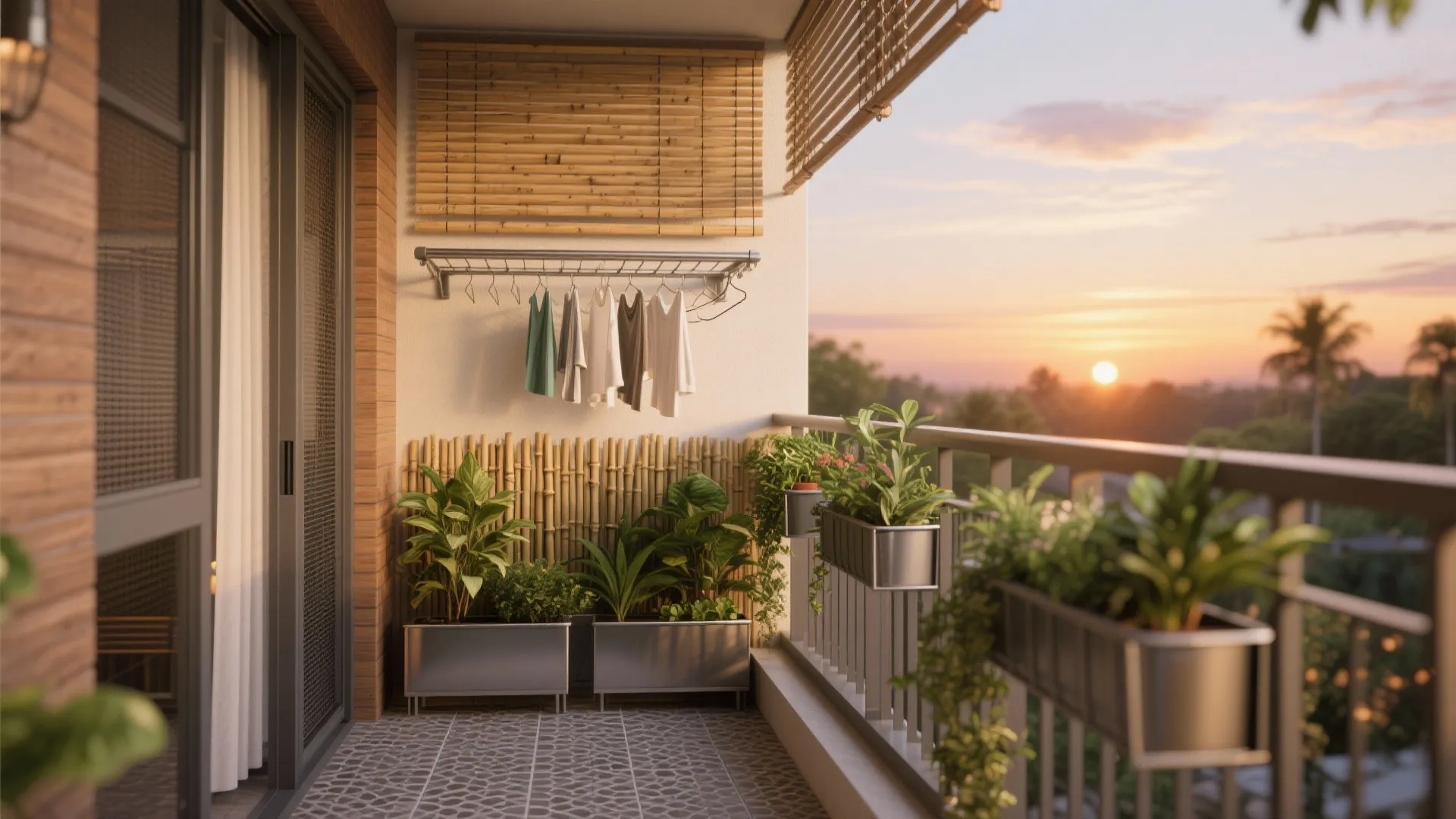 Balcony–Utility That Works Hard (and Looks Calm)