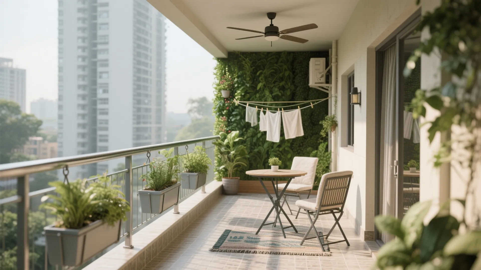Balcony-Utility That Breathes (and Grows)