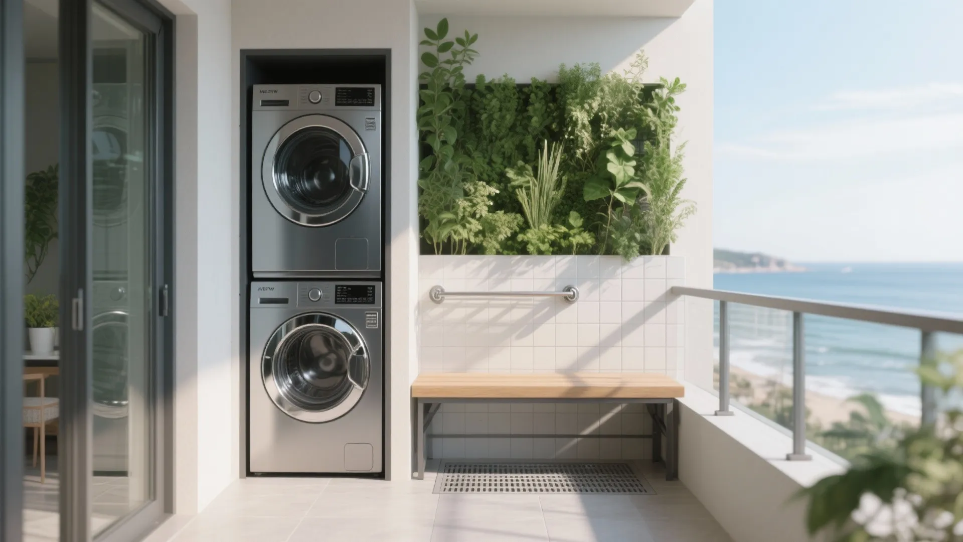 Balcony as micro-utility and green nook