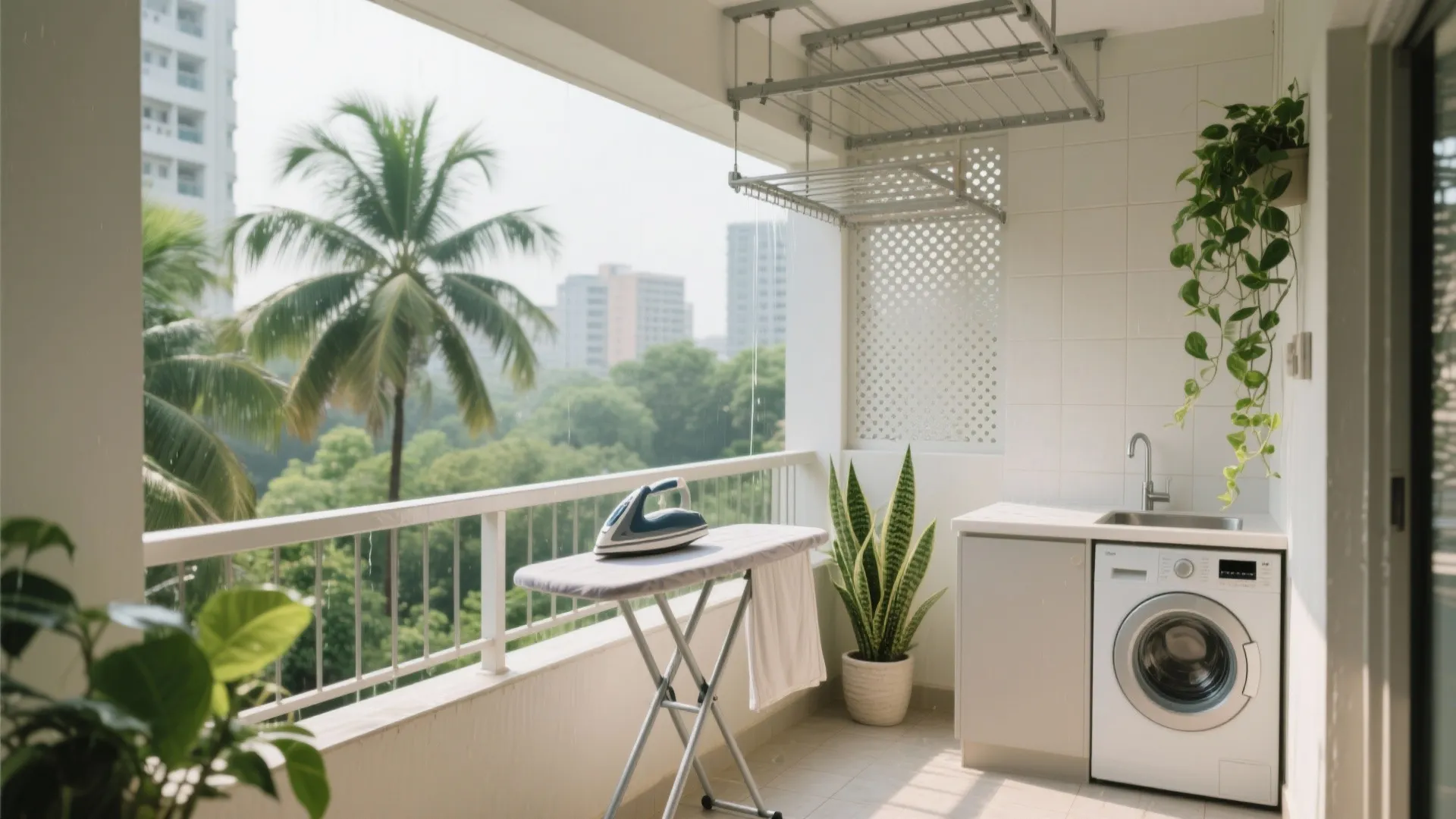 Balcony + Utility: A Breezy Workhorse, Not a Dumping Ground