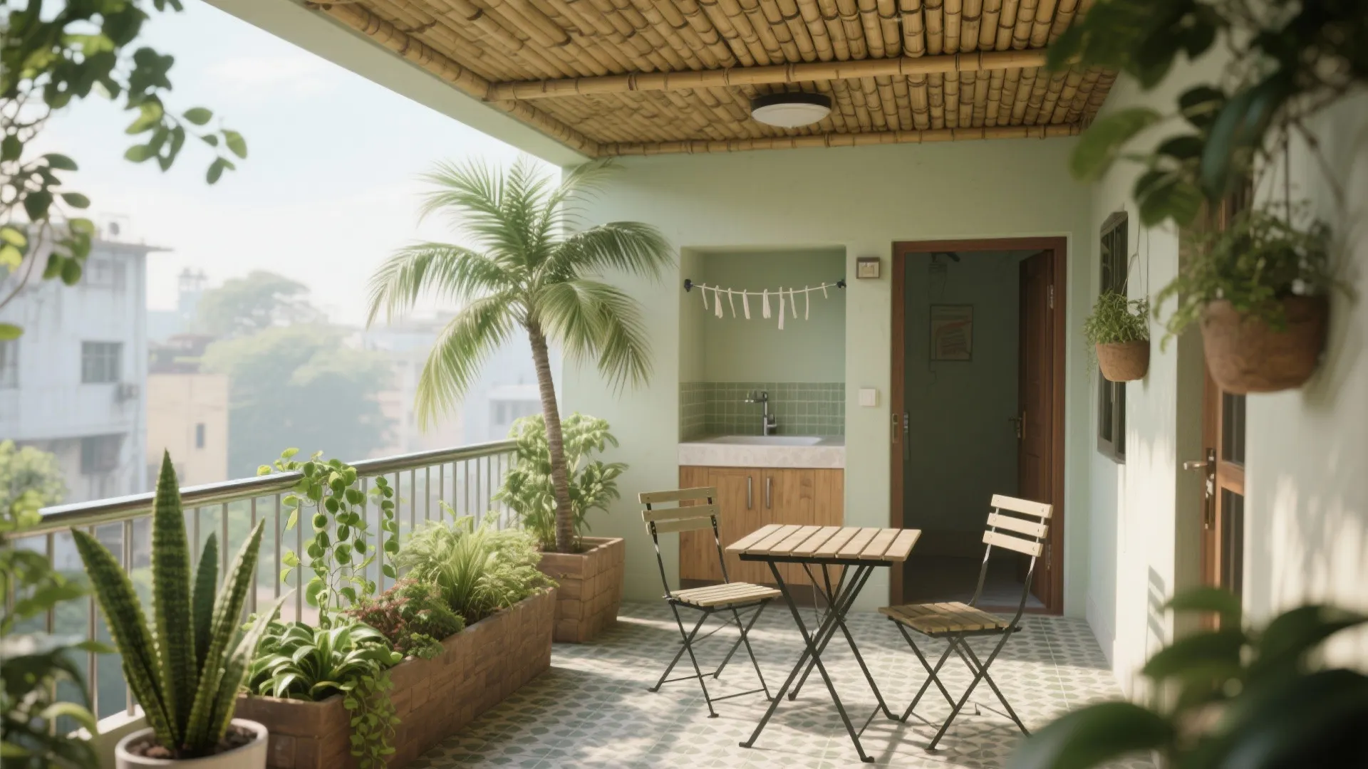 Balcony Greens and Breezy Utility Planning