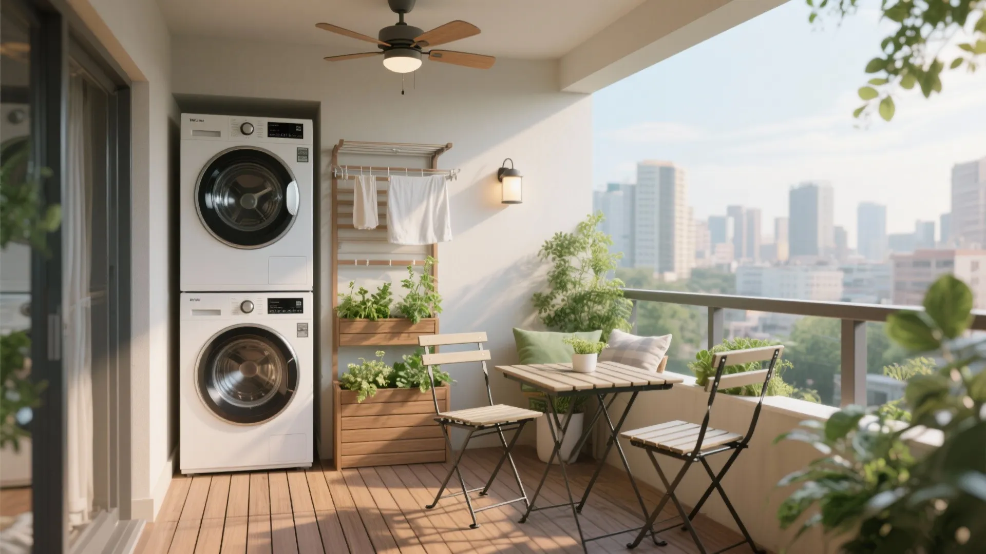 Balcony and Utility: The Bonus Room