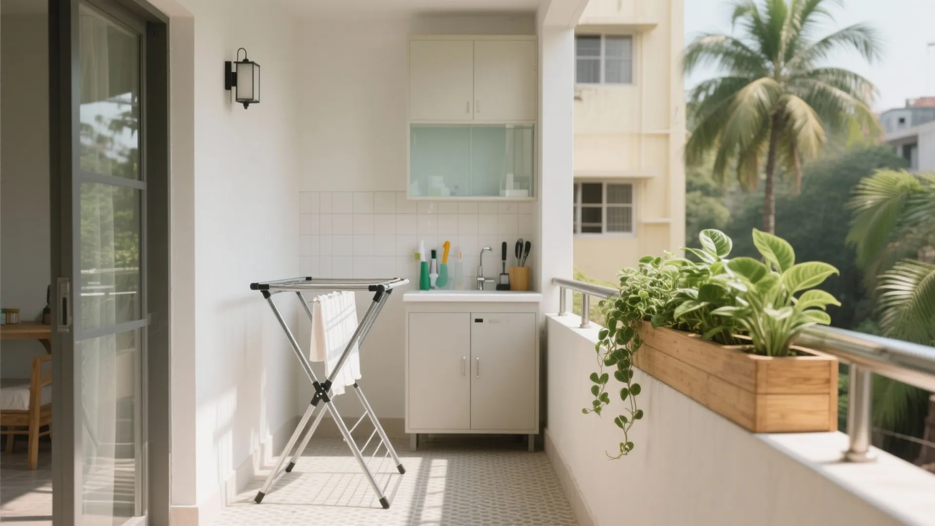 5) Balcony as utility-plus and light amplifier