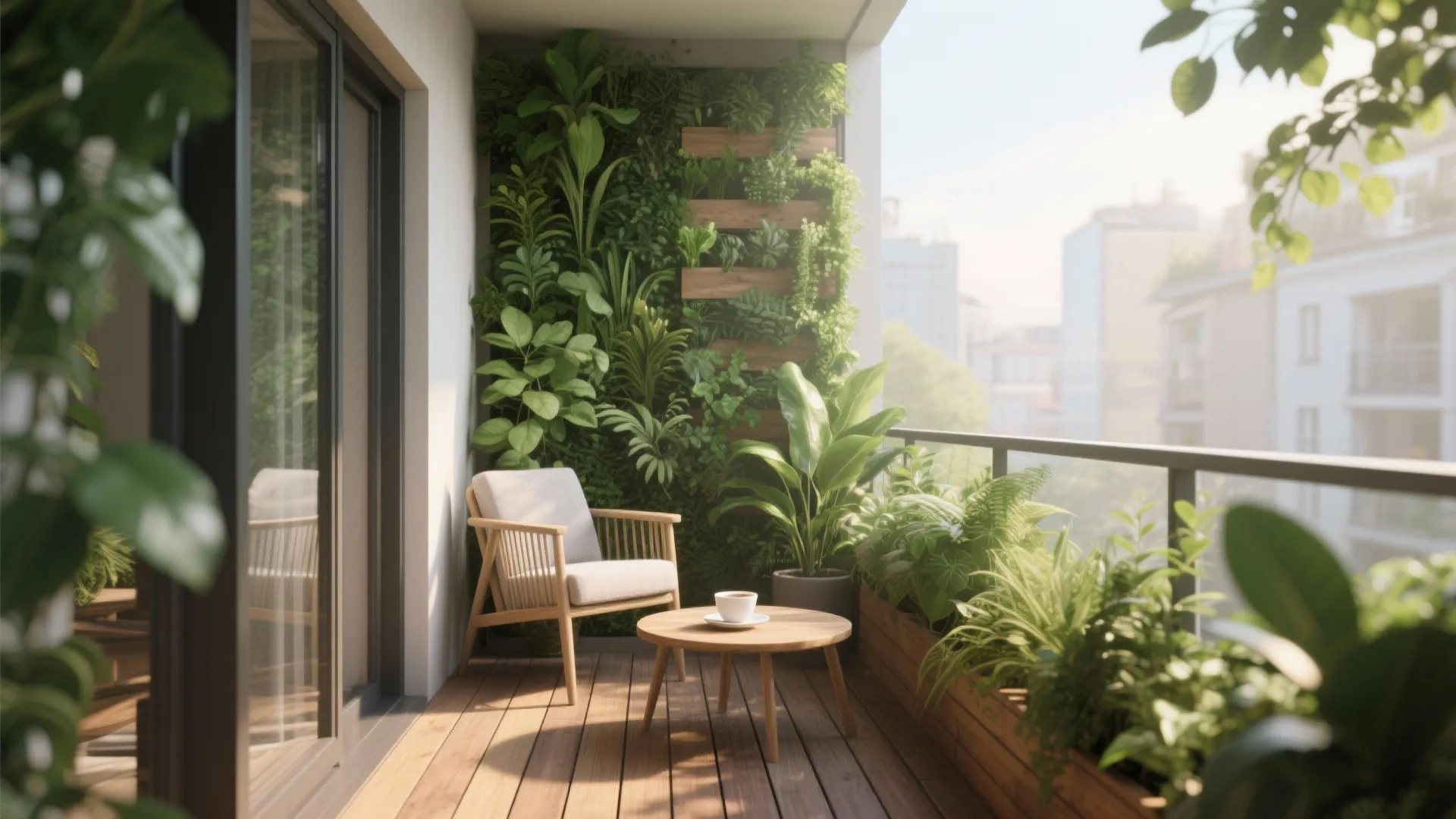 Vertical Garden on Balcony