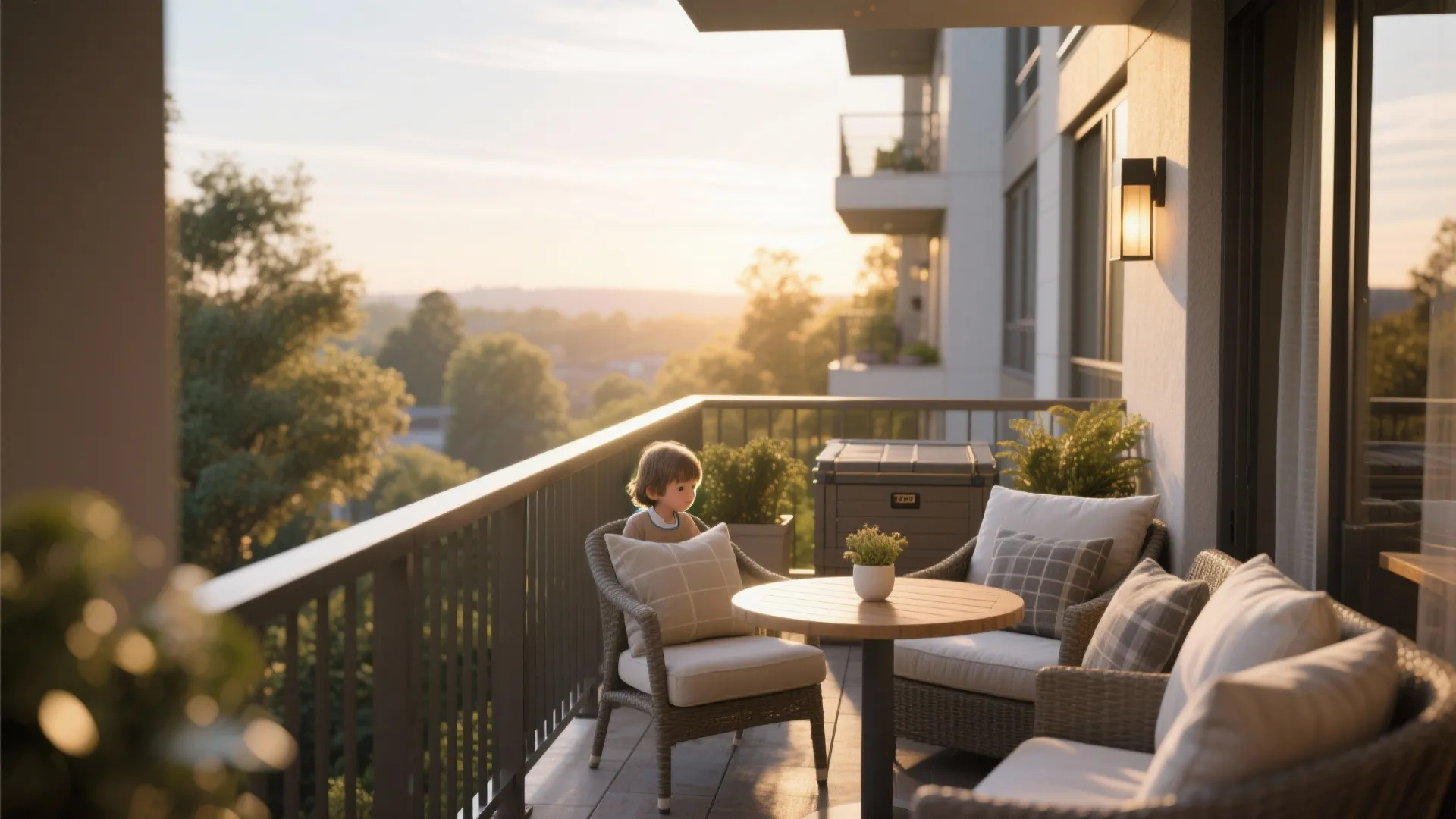 4. Condo-style resort with balcony and views