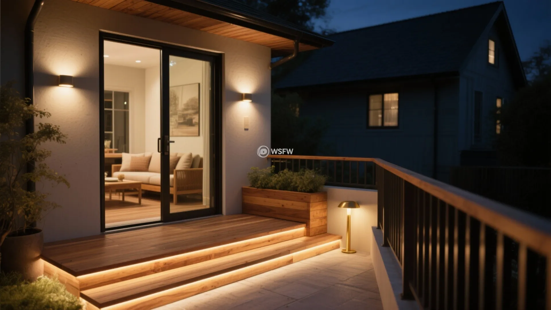 Layered Lighting and Wood Accents for Atmosphere