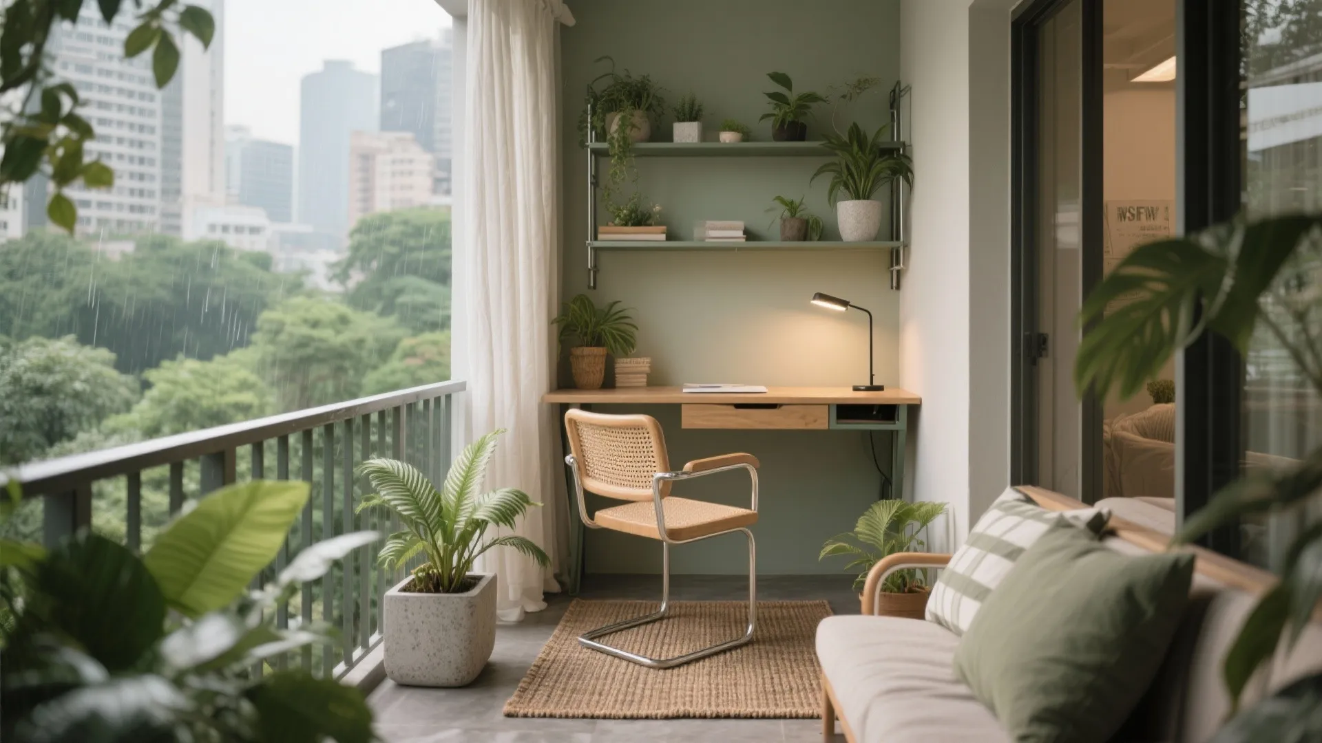 4) Balconies and Niches: Green Nooks or Work Pods
