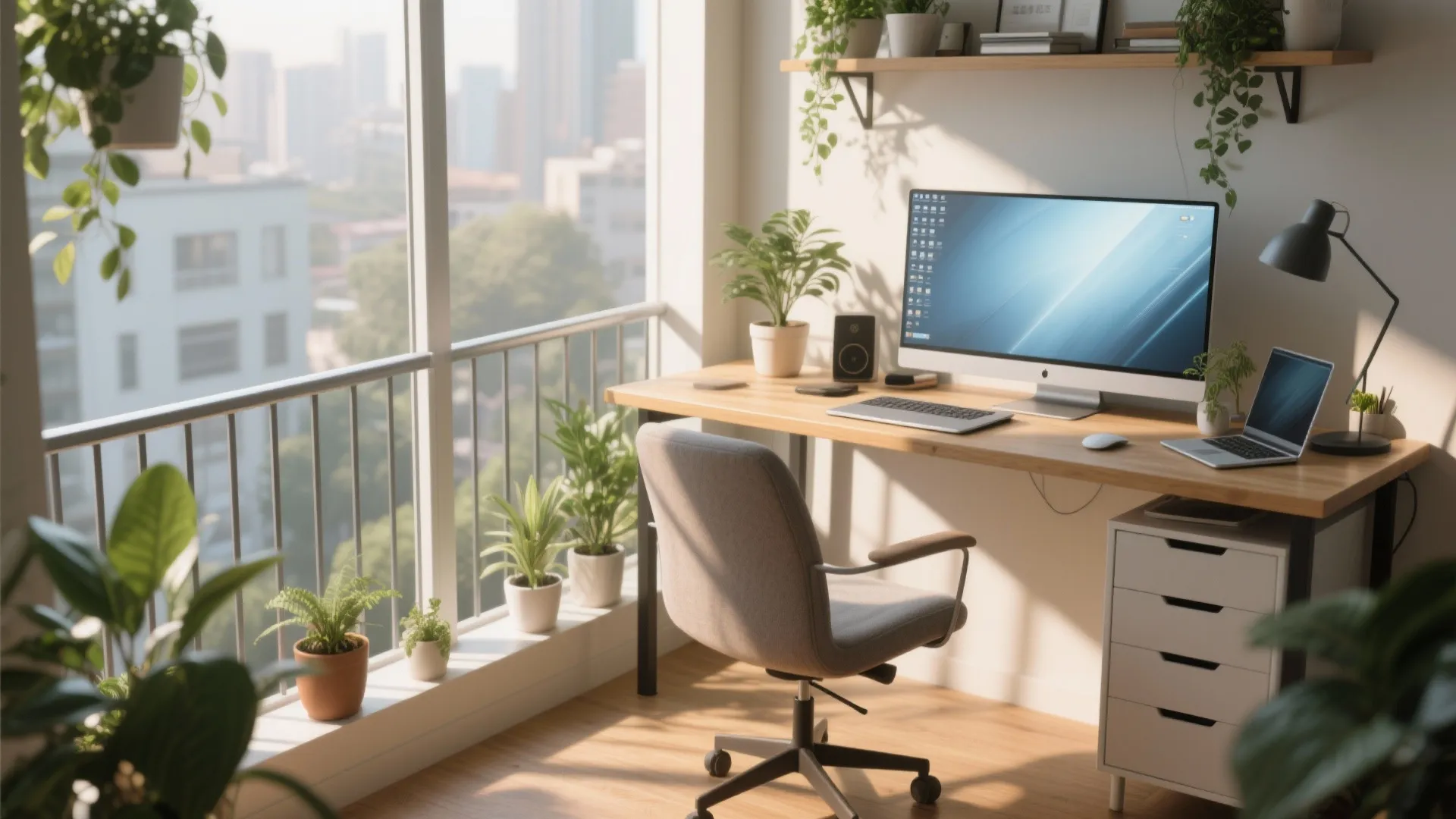 Outdoor Workspace Corner