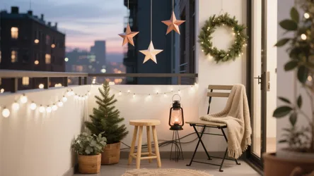 5 Apartment Balcony Christmas Ideas That Shine