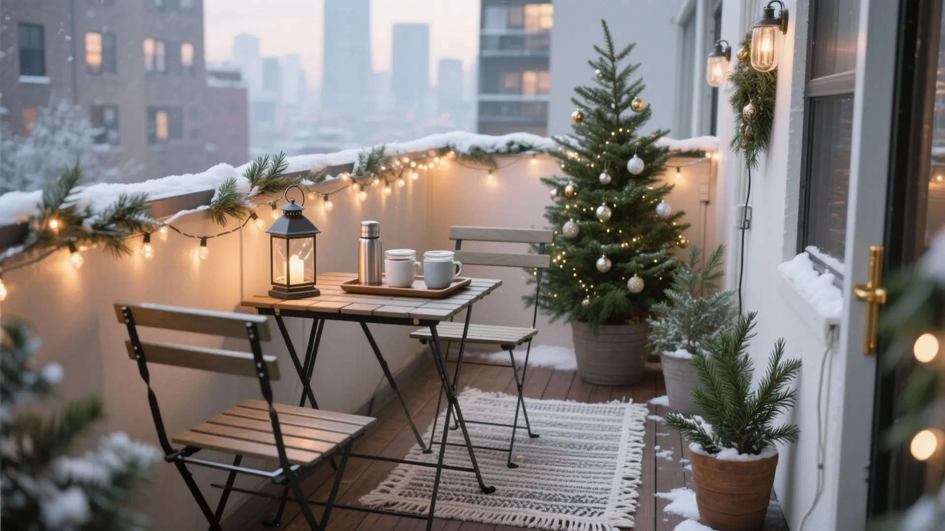5 Apartment Balcony Christmas Ideas That Shine: Real designer tips to turn your tiny balcony into a cozy, festive retreat—without clutter or stress