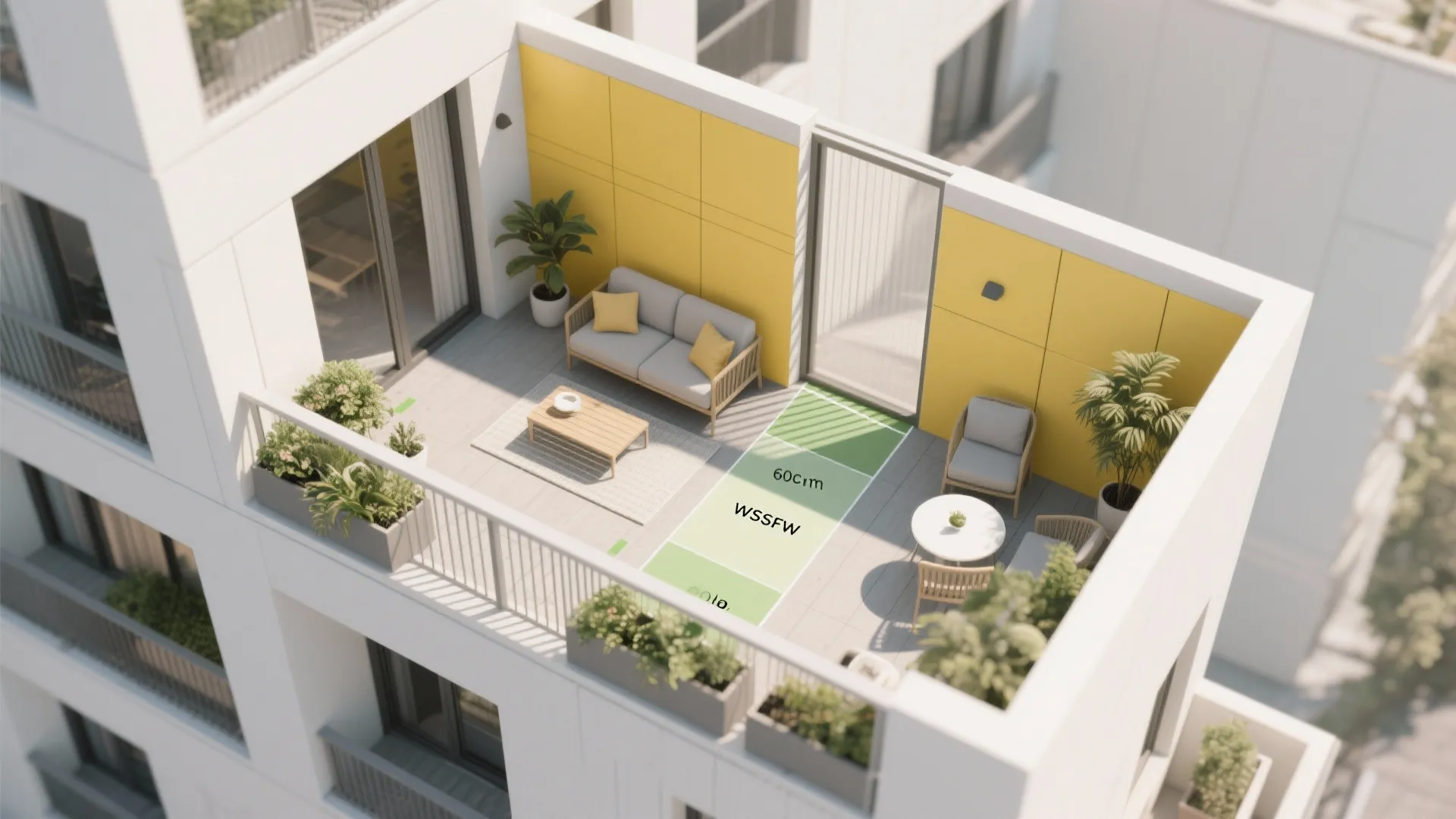 Sunny Accent Walls: Controlled Color, Big Impact