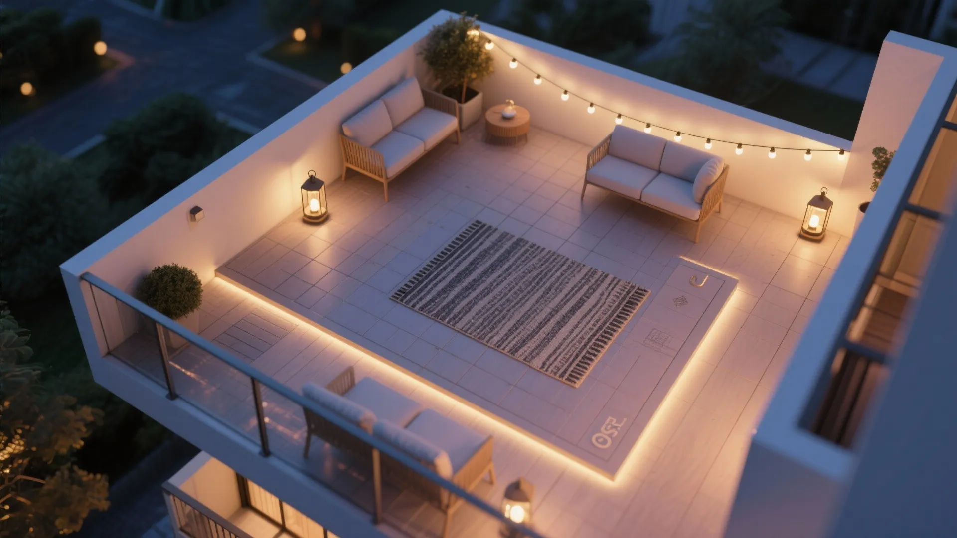 5) Weather-Savvy Surfaces and Lighting Layers