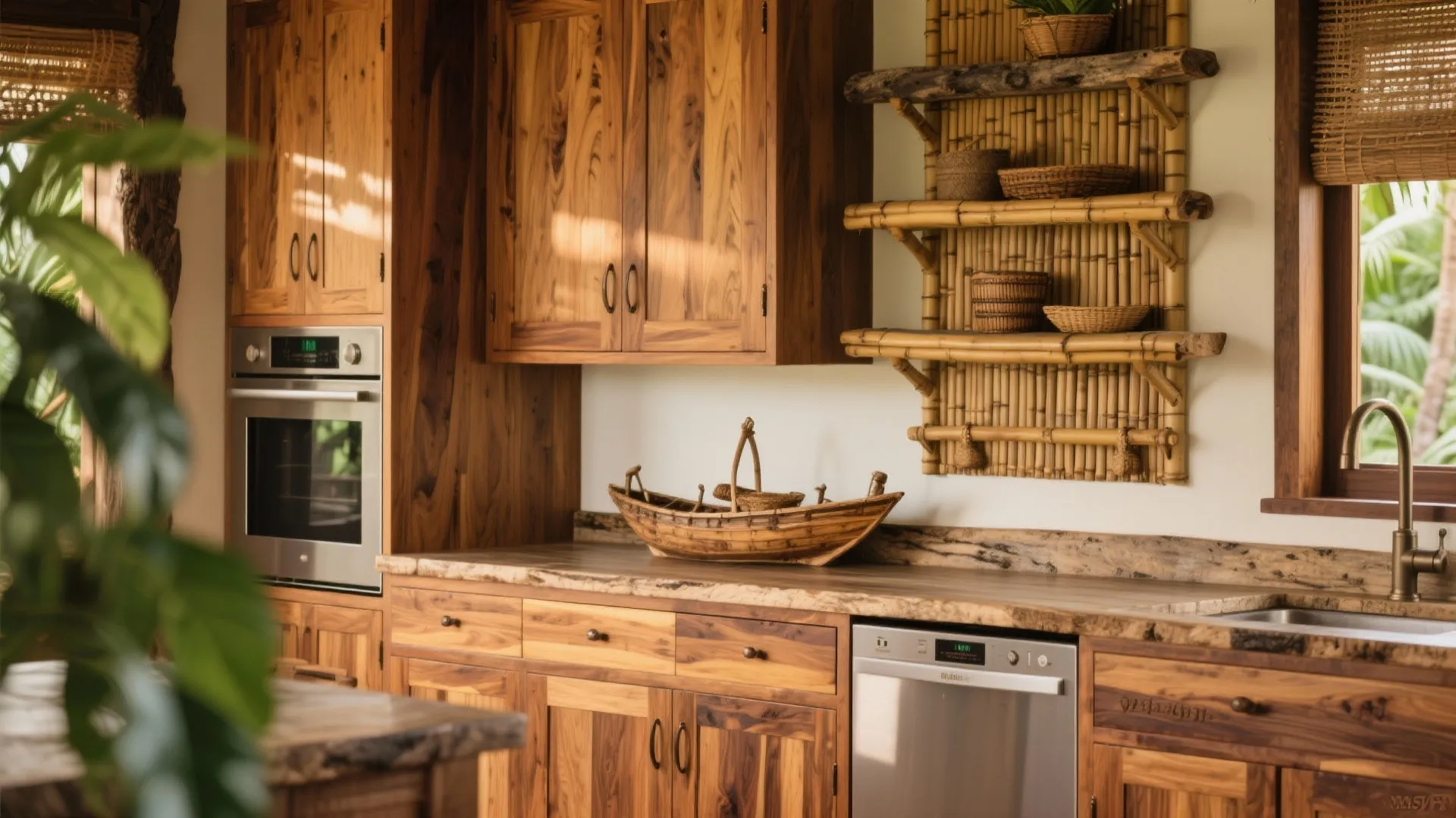 1. Use Natural Wood Everywhere