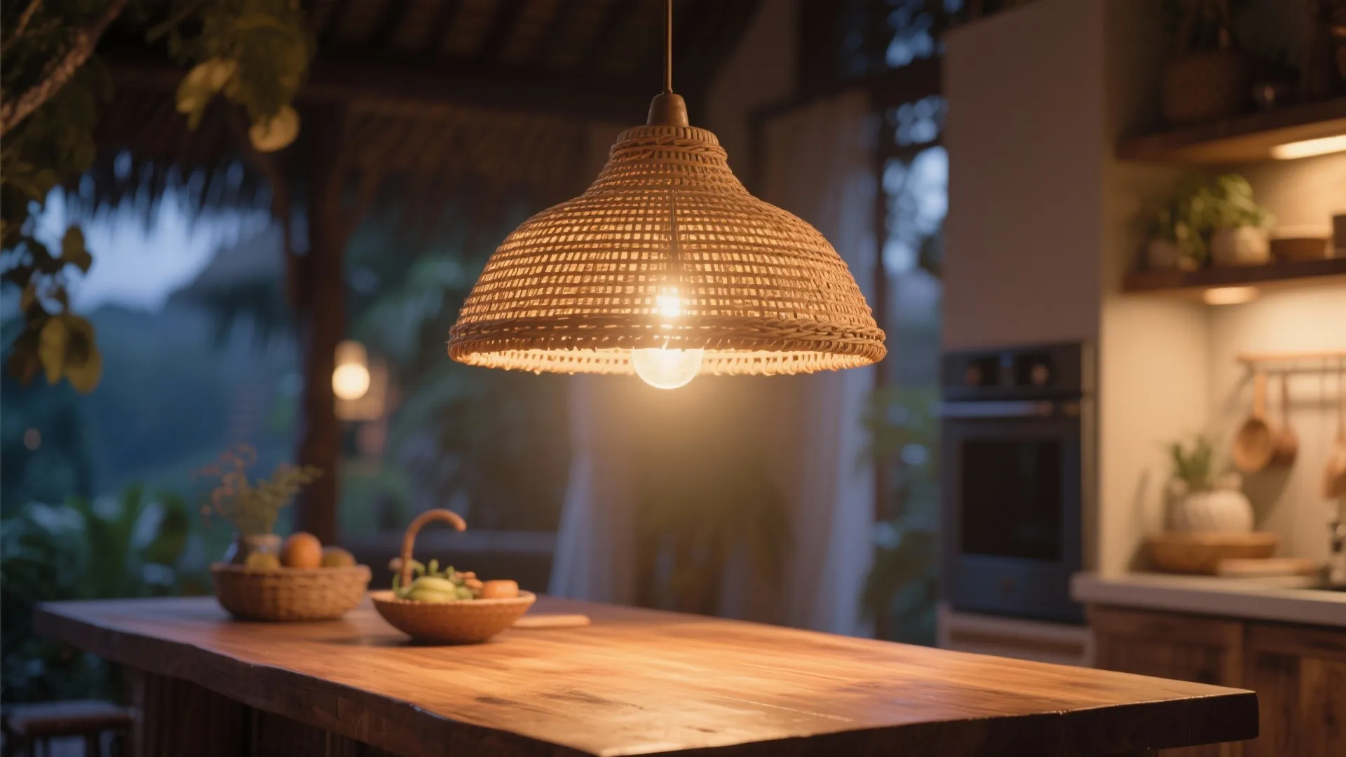 7. Statement Pendant Lighting