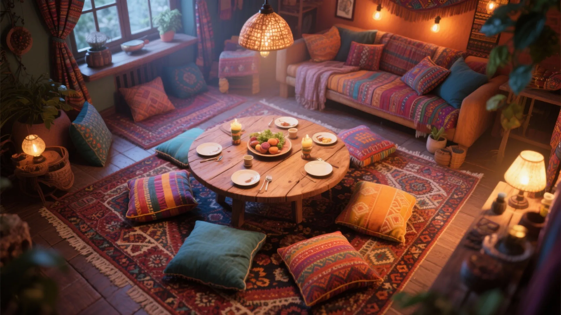 4. Balinese Cushion Circle