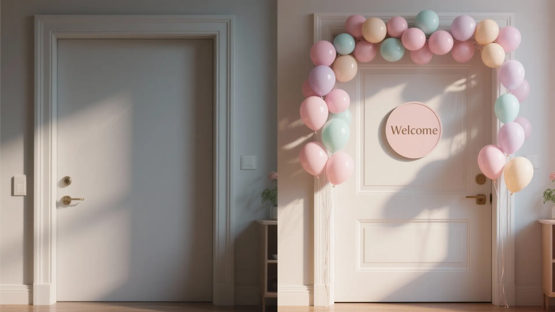 Balloon Garland + Welcome Sign, Styled to Last Beyond Day One
