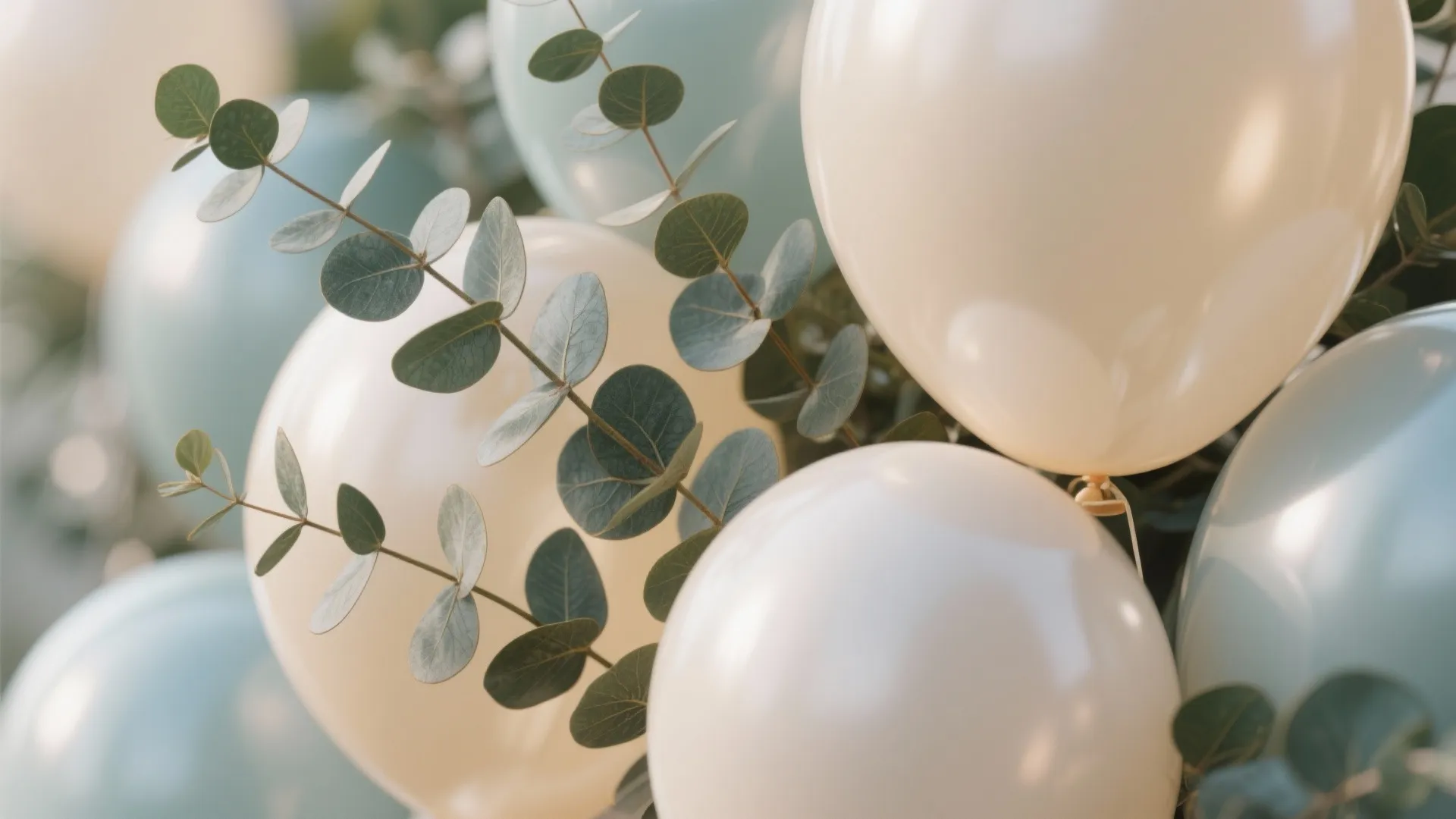 Balloon + Greenery Hybrid Statement