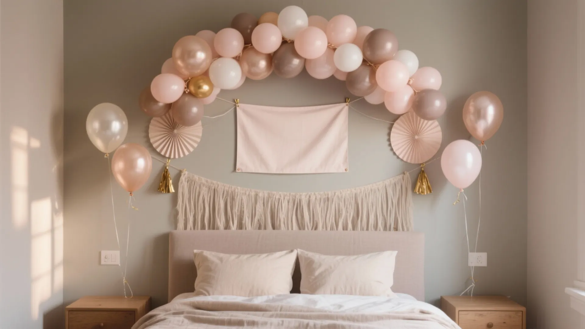 Balloon Garland + One Strong Focal Point